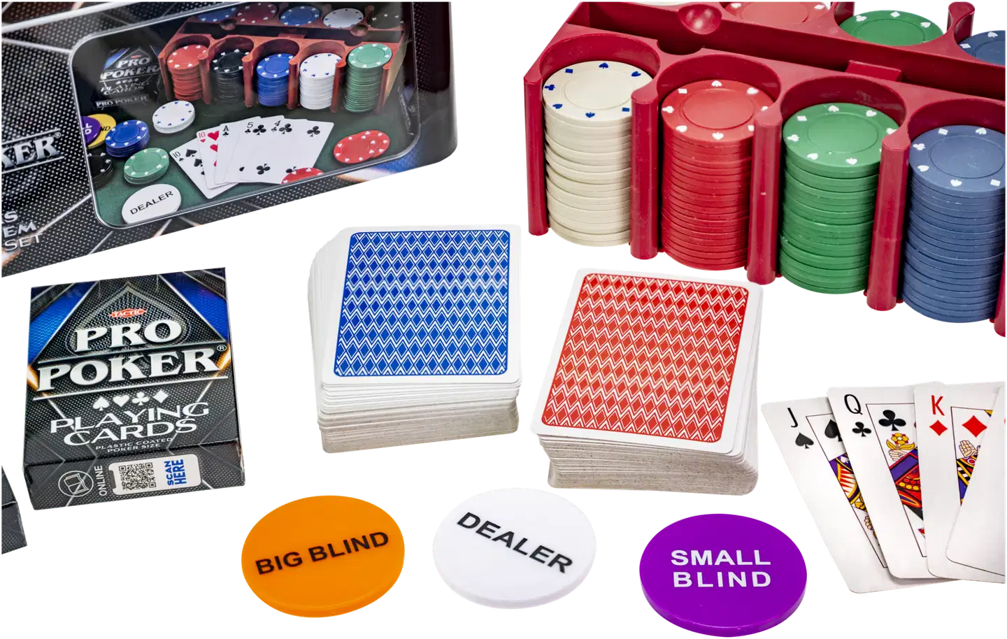 Tactic pokeri Pro Poker Texas Hold'em poker set - 4