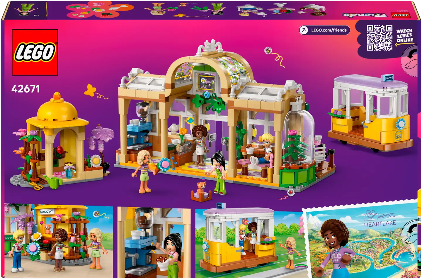 LEGO® Friends 42671 Kasvikahvila ja kukkakauppa - 3