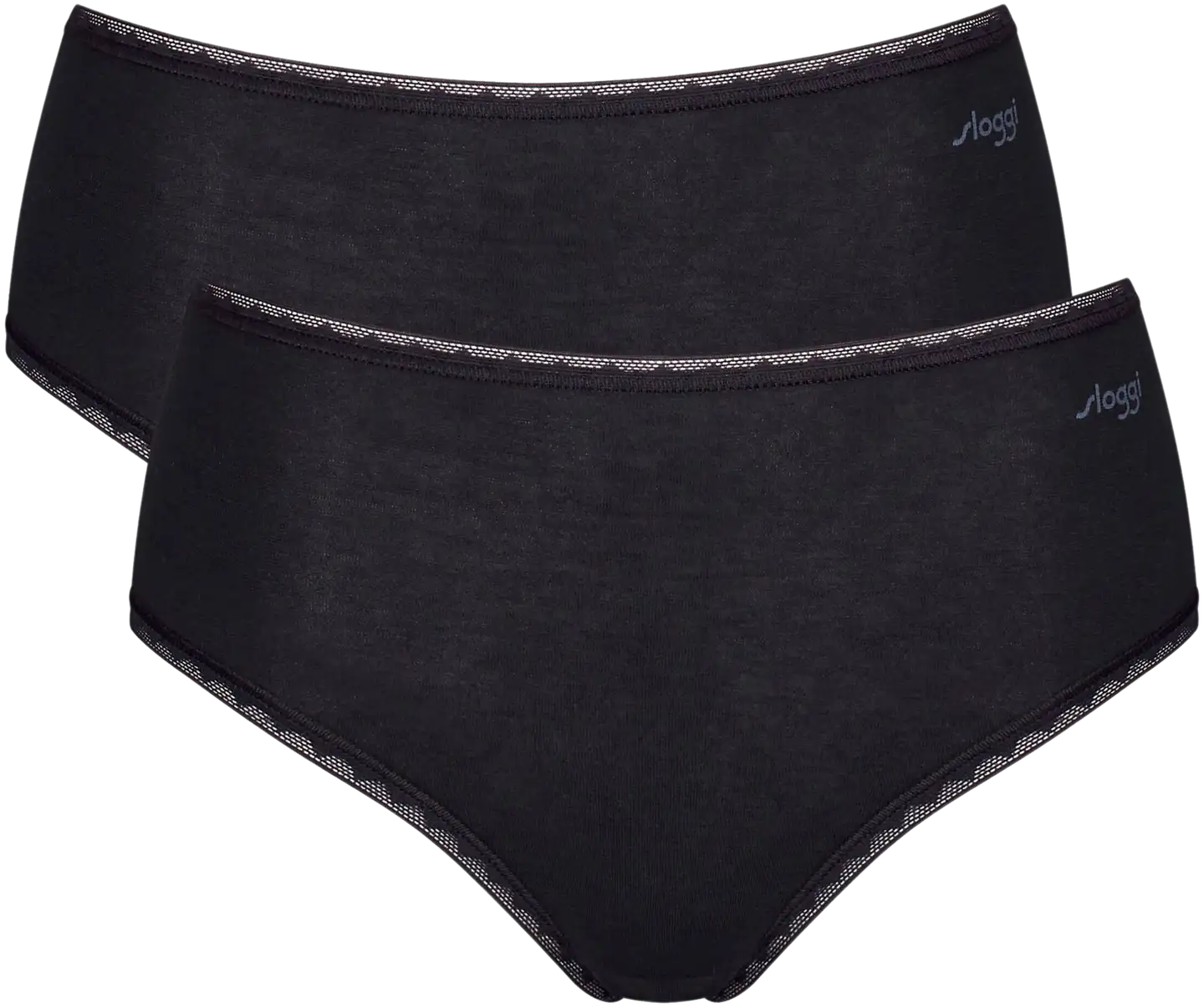 Sloggi GO High waist naisten alushousut, tuplapakkaus - BLACK - 5