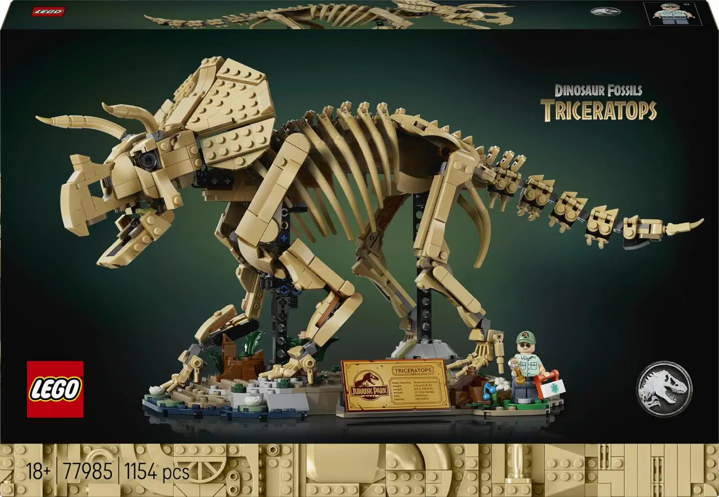LEGO® Jurassic World 77985 Dinosaurusfossiilit: Triceratops - 3