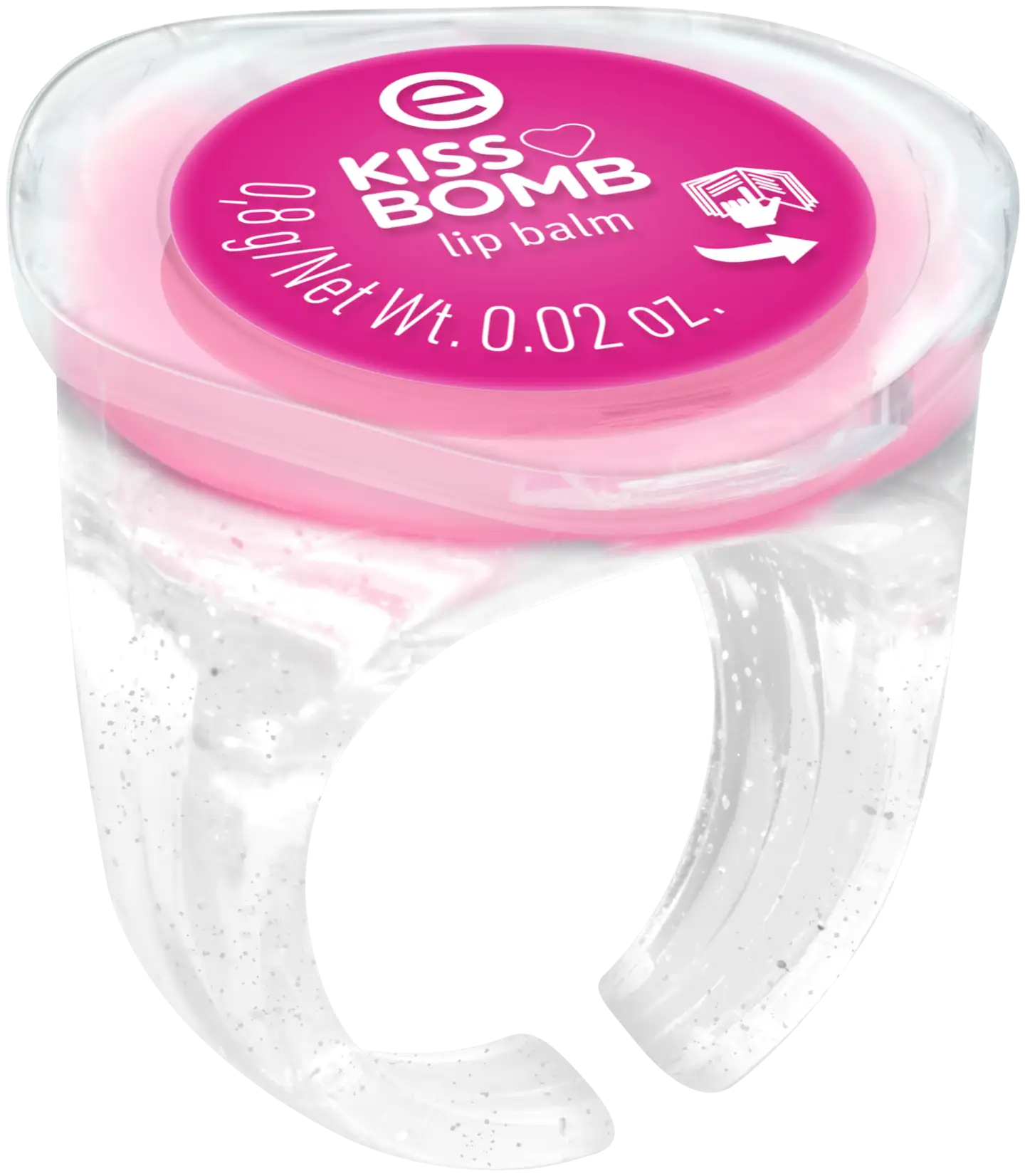 essence KISS BOMB shiny lipgloss & lip balm 01 Strawberry Sweetie 10.8 ml - 3