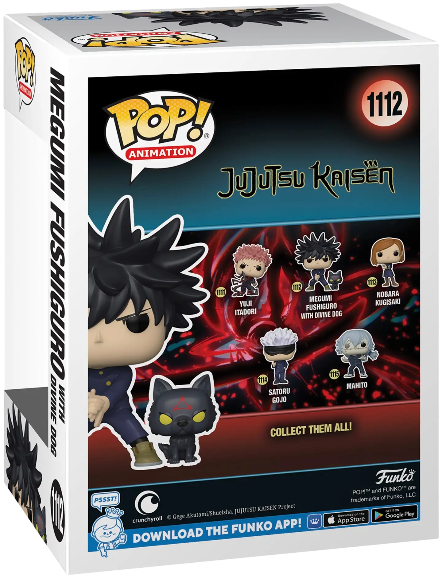 FUNKO POP! Vinyylihahmo: Jujutsu Kaisen - Megumi ja koirat - 2