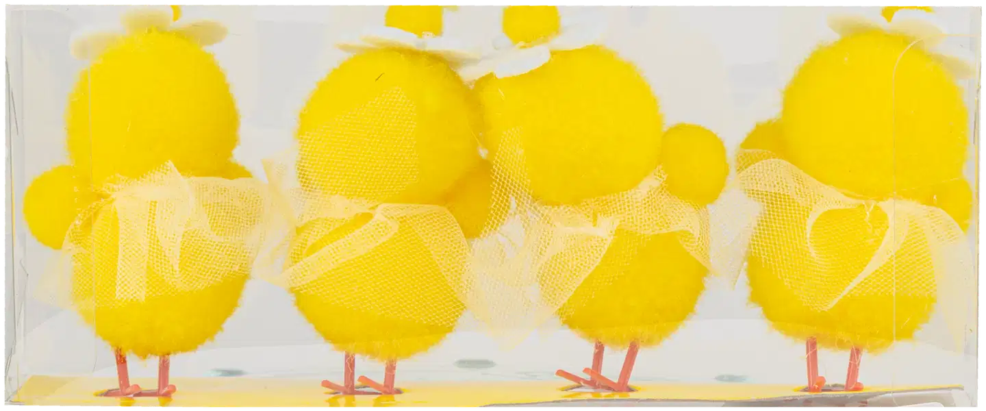 Pääsiäistipu kukalla 6 cm 4 kpl - 2