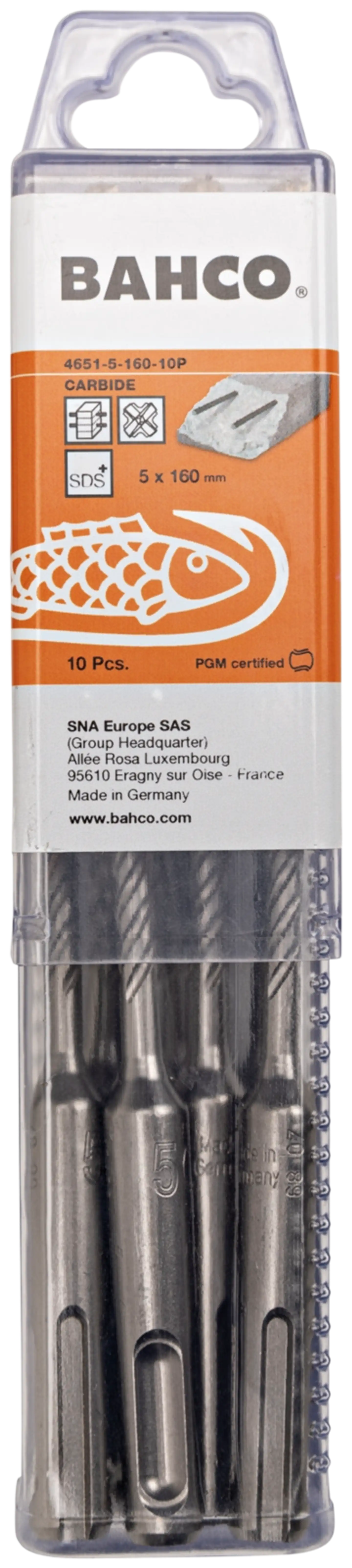 Bahco Poranterä SDS+ 7X160mm4651-7-160 - 3