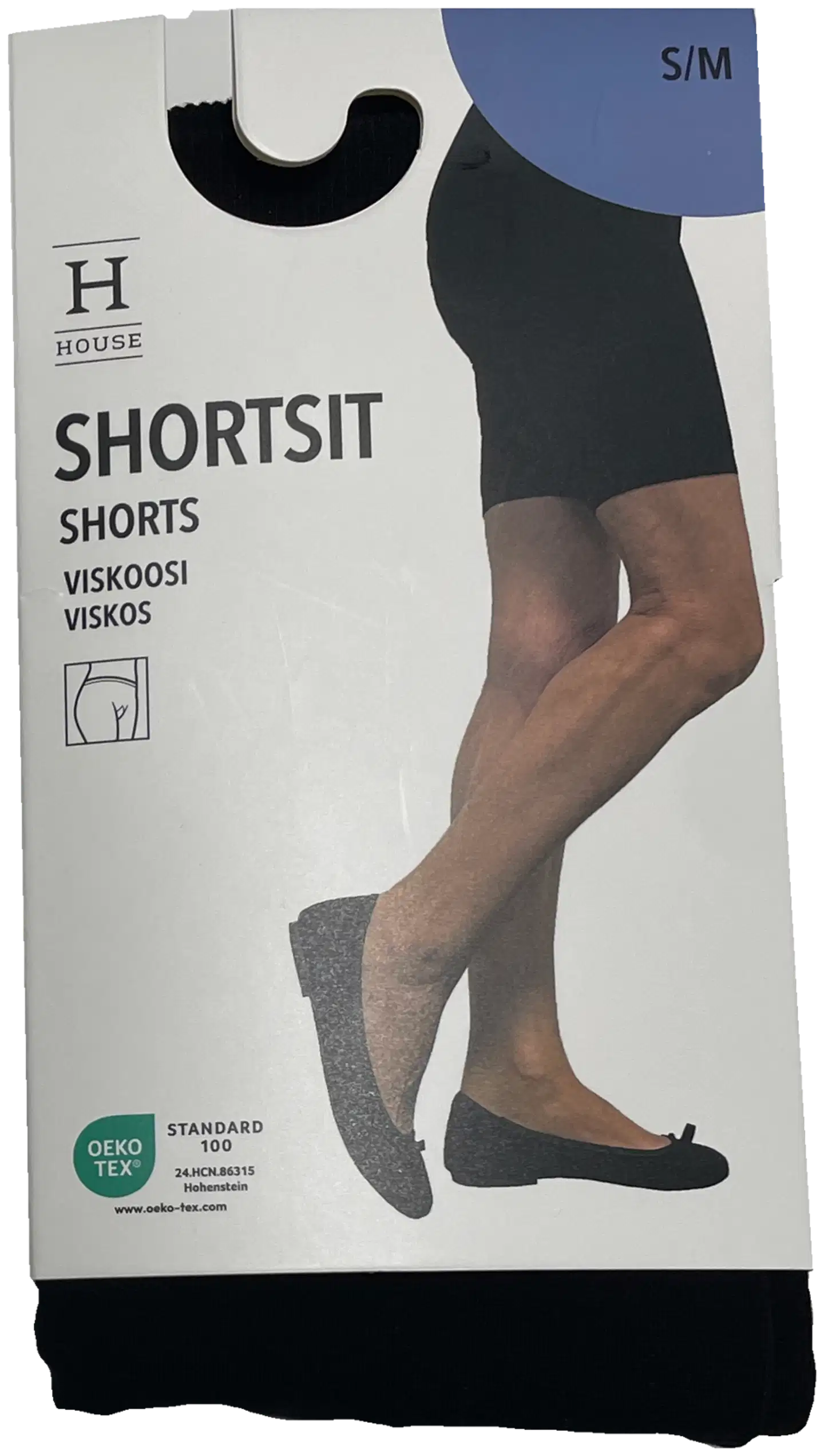 House naisten biker-shortsit 171ZZ1035 - Black