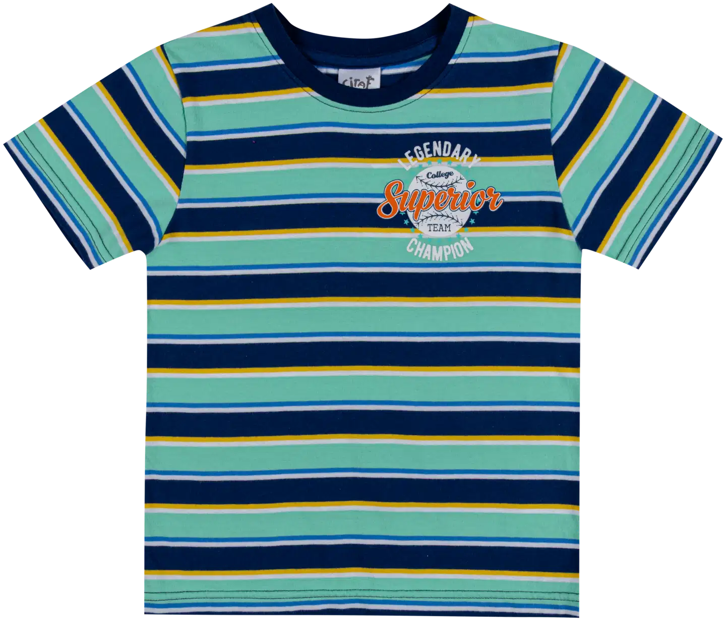 Ciraf lasten t-paita raita 25pc261633 - navy stripes - 1