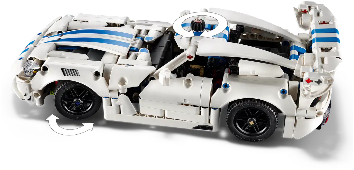 LEGO® Technic 42234 Dodge Viper GTS-R ‑urheiluauto - 6