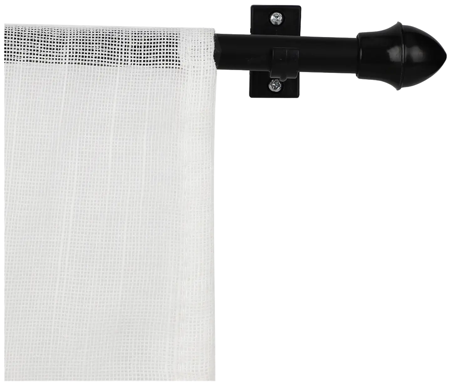 Ihanin verhotanko Cafe musta 75-125cm 11/13mm - 1