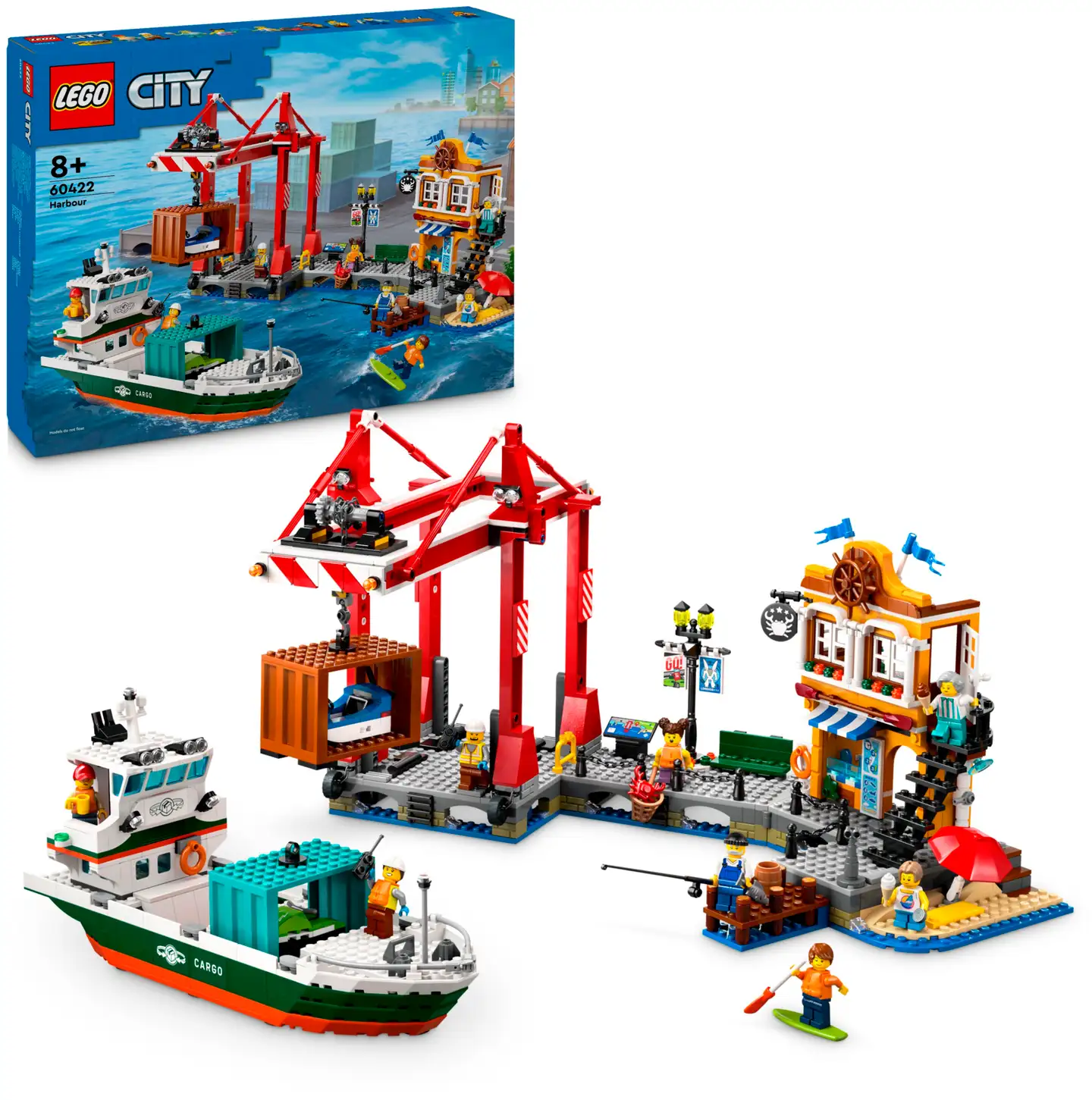 LEGO® My City 60422 Merisatama ja rahtilaiva - 2