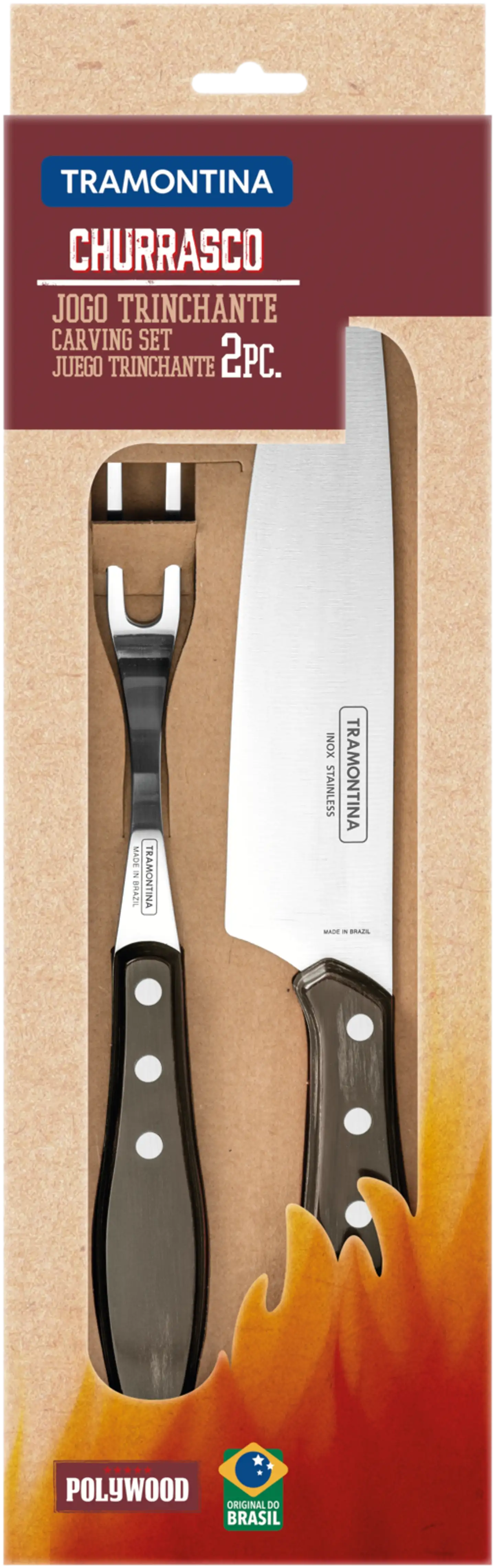 Tramontina paistisetti Polywood 2-osaa - 2