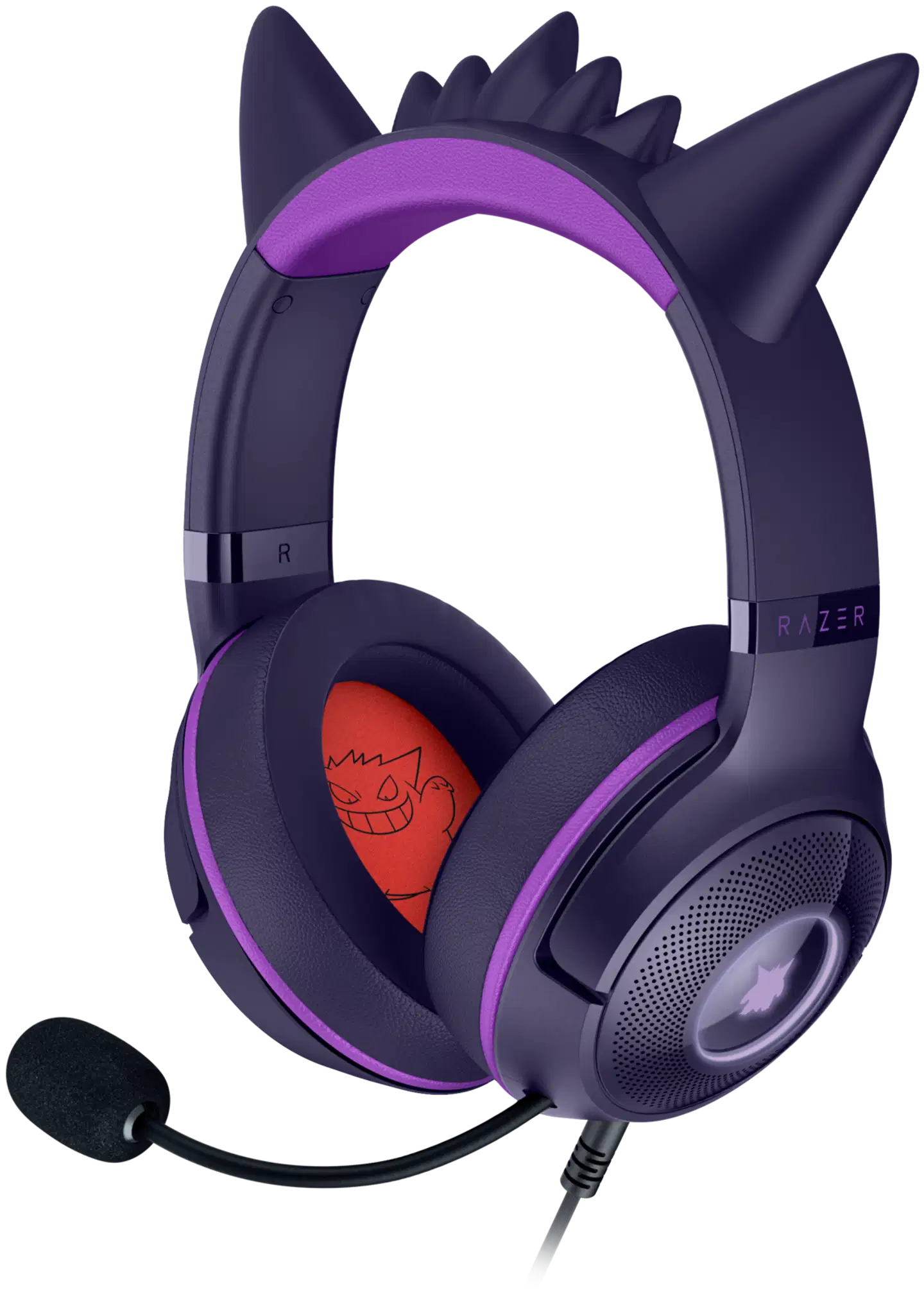 Razer Kraken Kitty V2 kuulokkeet, Pokemon Gengar edition - 1