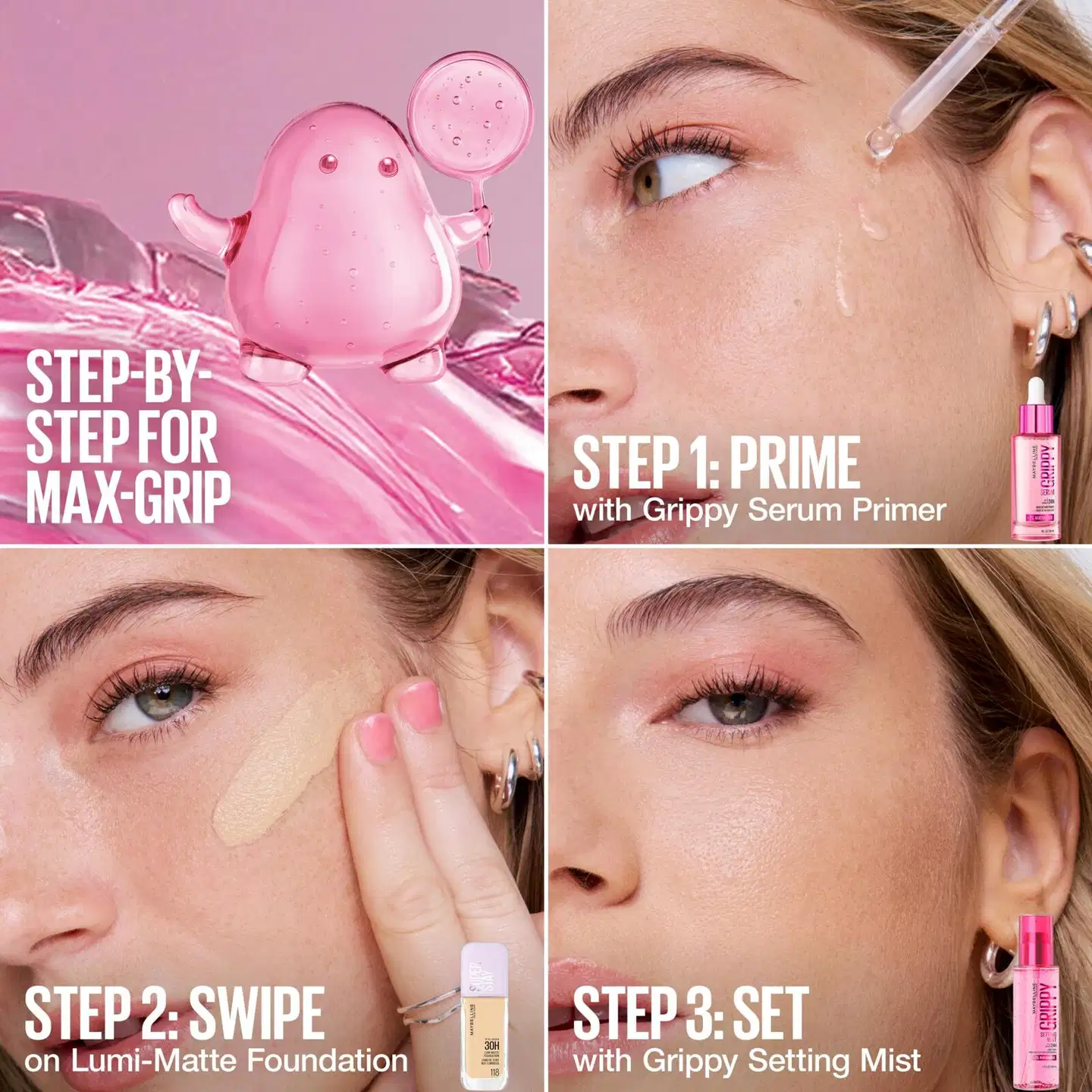 Maybelline New York Grippy Meikinkiinnityssuihke 100 ml - 10