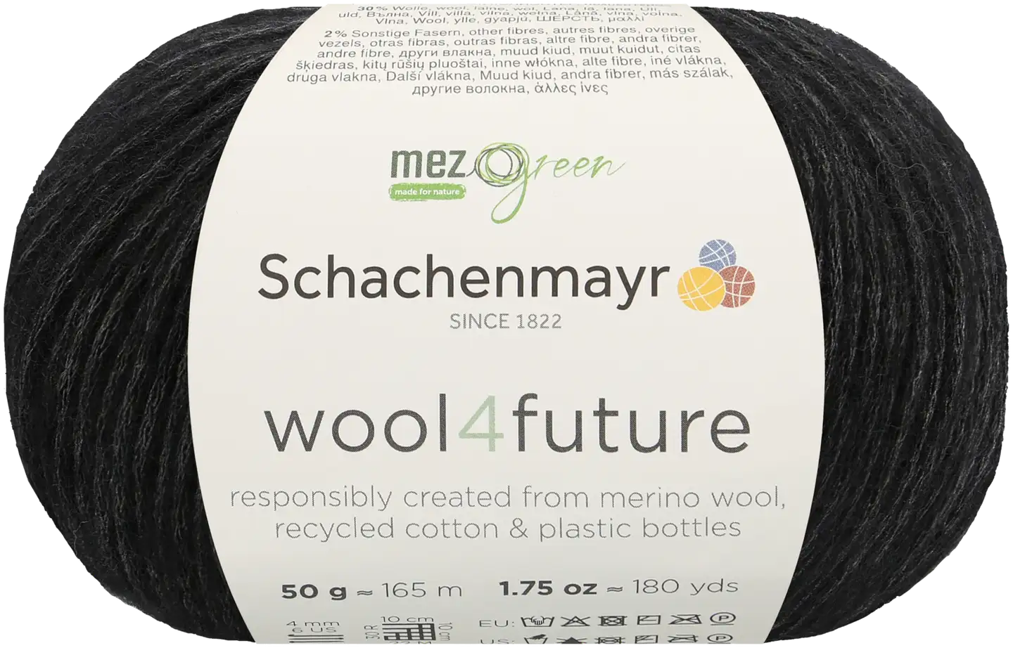 Schachenmayr neulelanka Wool4future 50g musta - 1