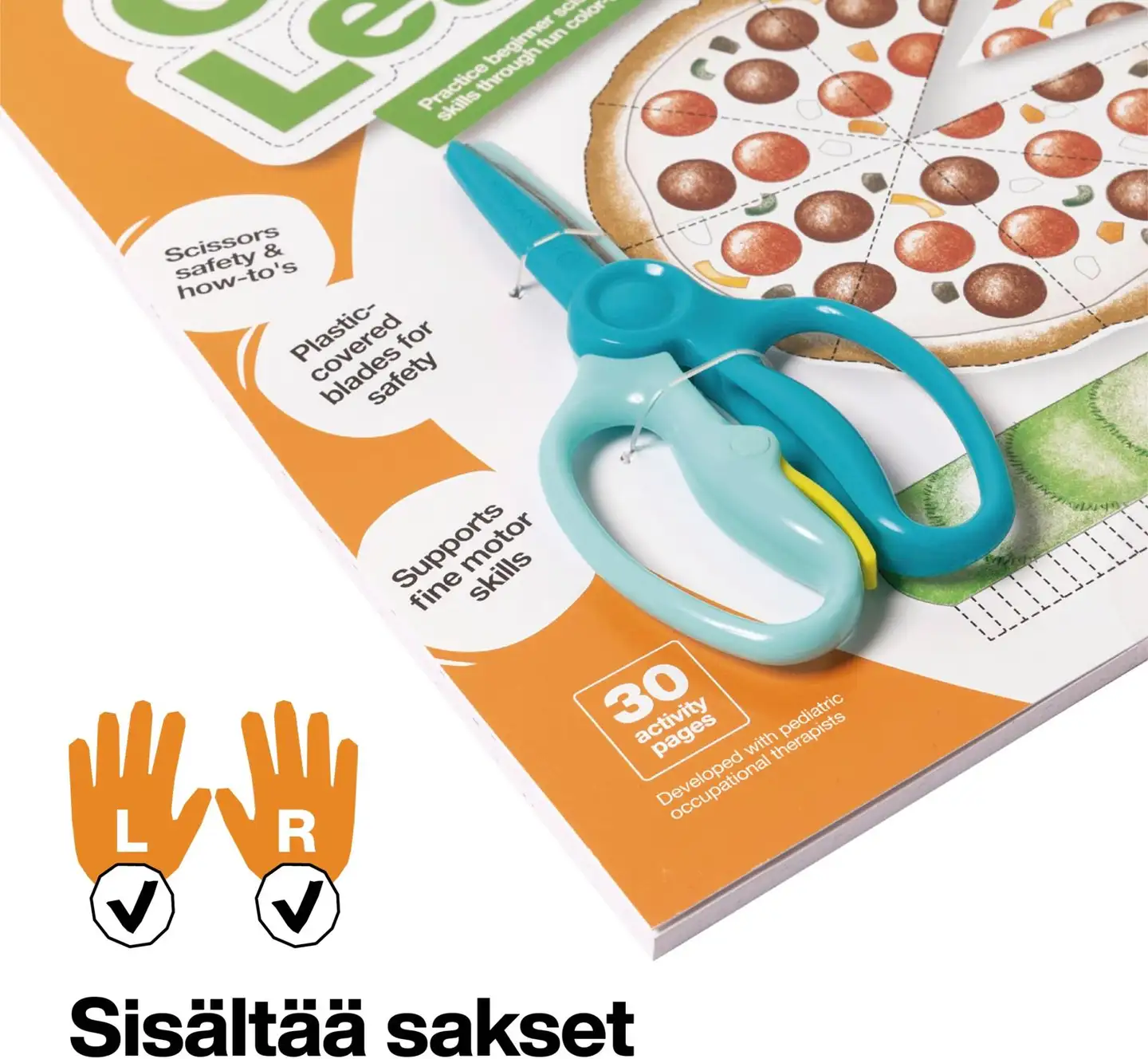 Fiskars Harjoitussakset & askartelukirja 3+ - 2