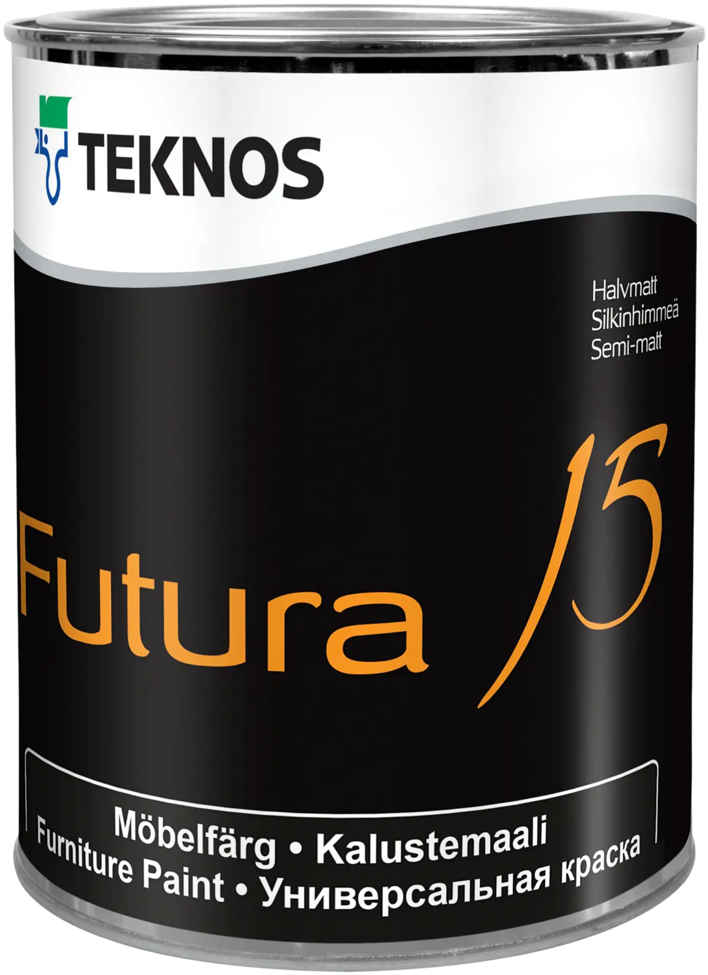 Teknos kalustemaali Futura 15 0,9 l PM3 sävytettävä puolihimmeä