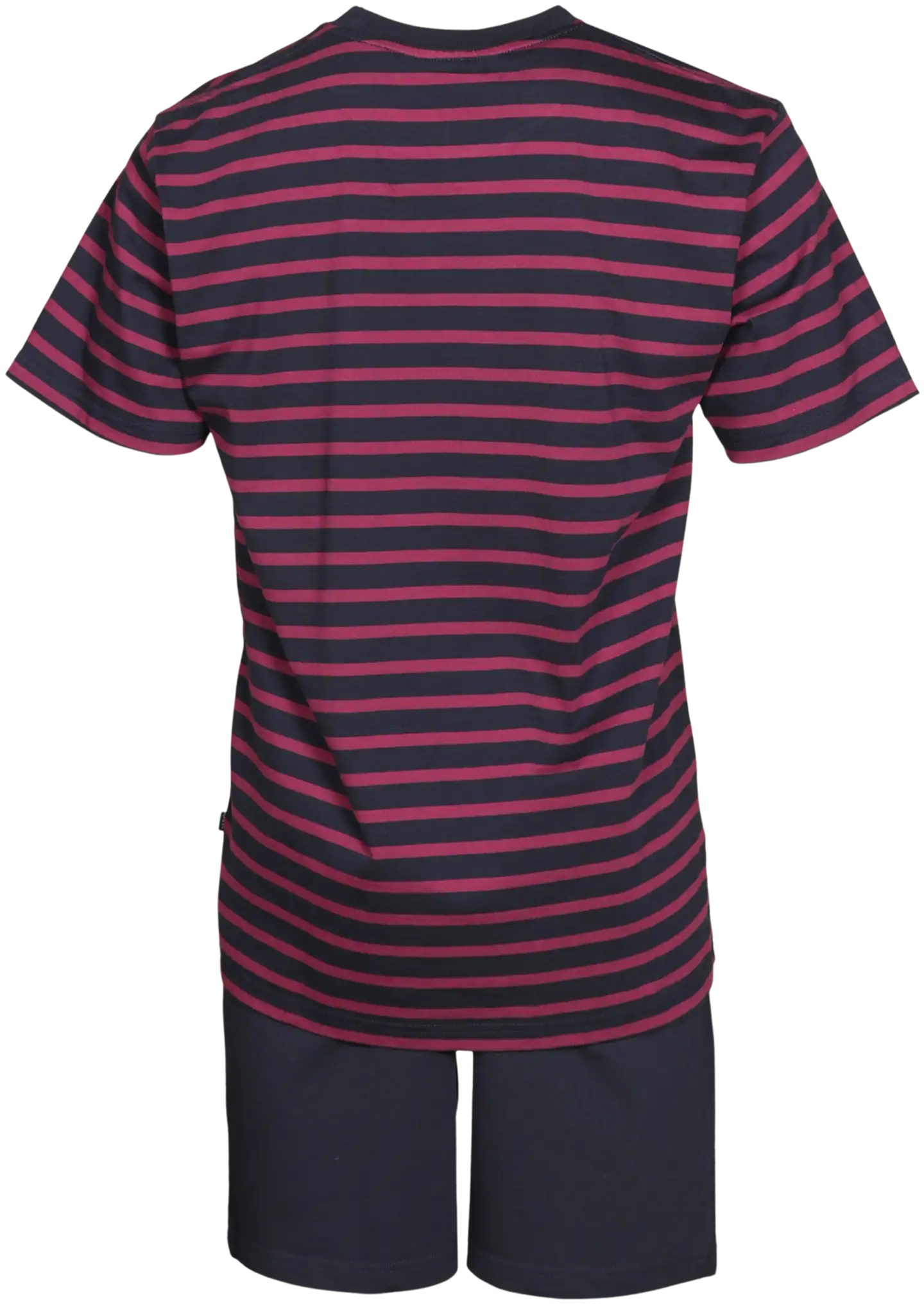RATIA miesten shortsipyjama - t. sininen/viininpunainen - 2