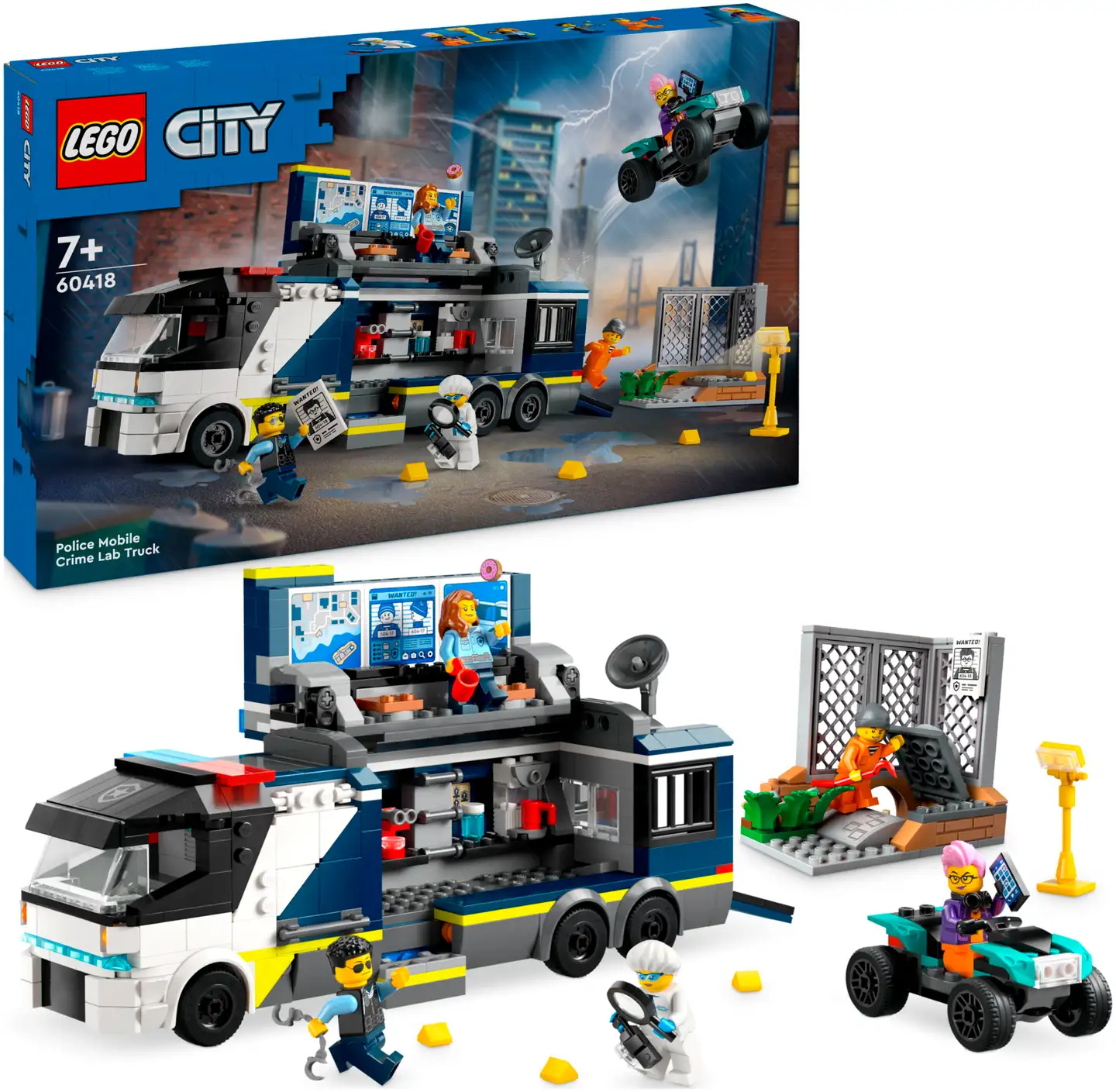 LEGO City Police 60418 Poliisin rikoslaboratorioauto - 2