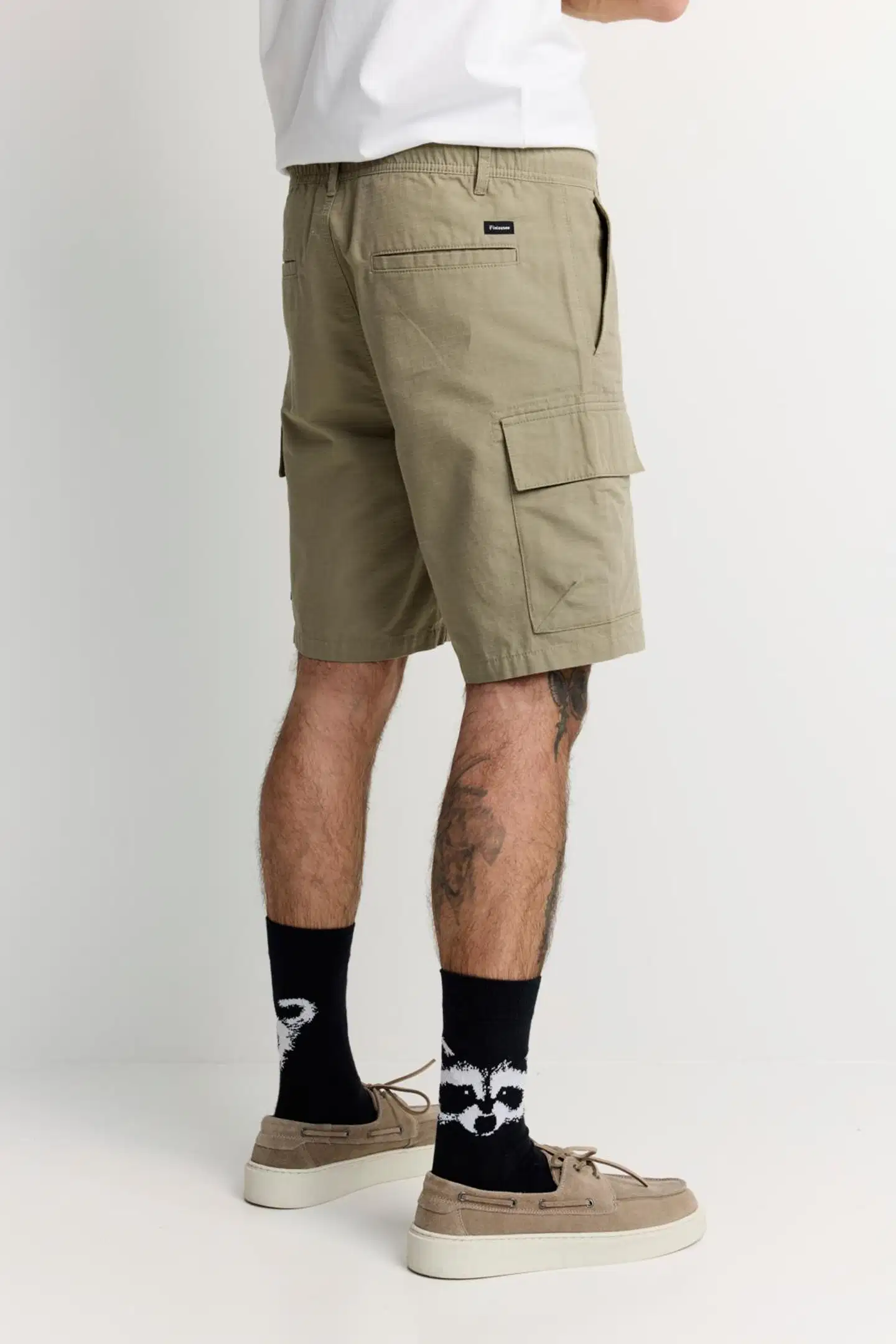 Finlayson miesten cargoshortsit ripstop - Green - 3