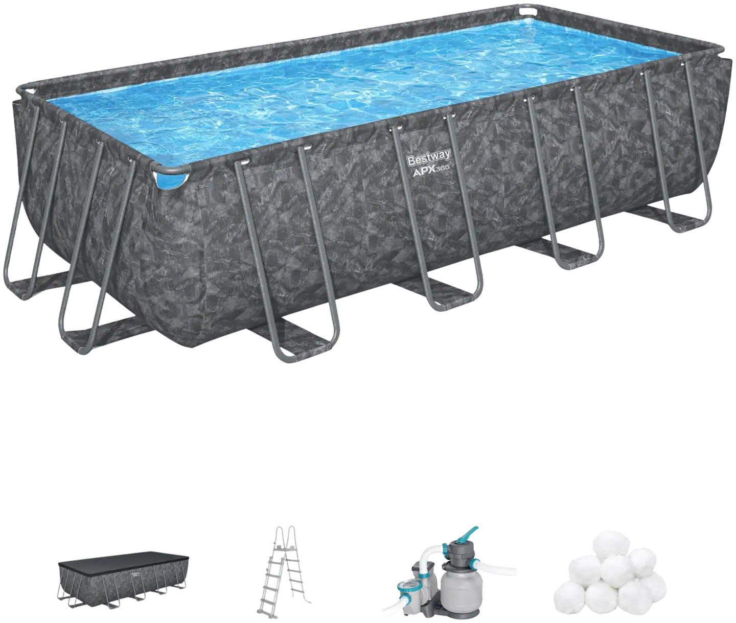 Bestway APX 365 uima-allassetti 549 x 274 x 132 cm - 2
