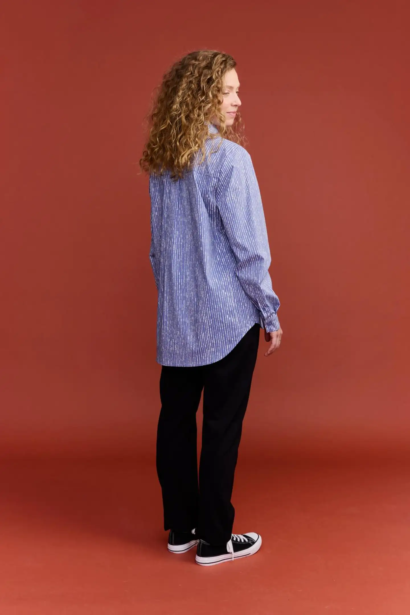 Finlayson naisten pusero Korte - Blue stripe - 5