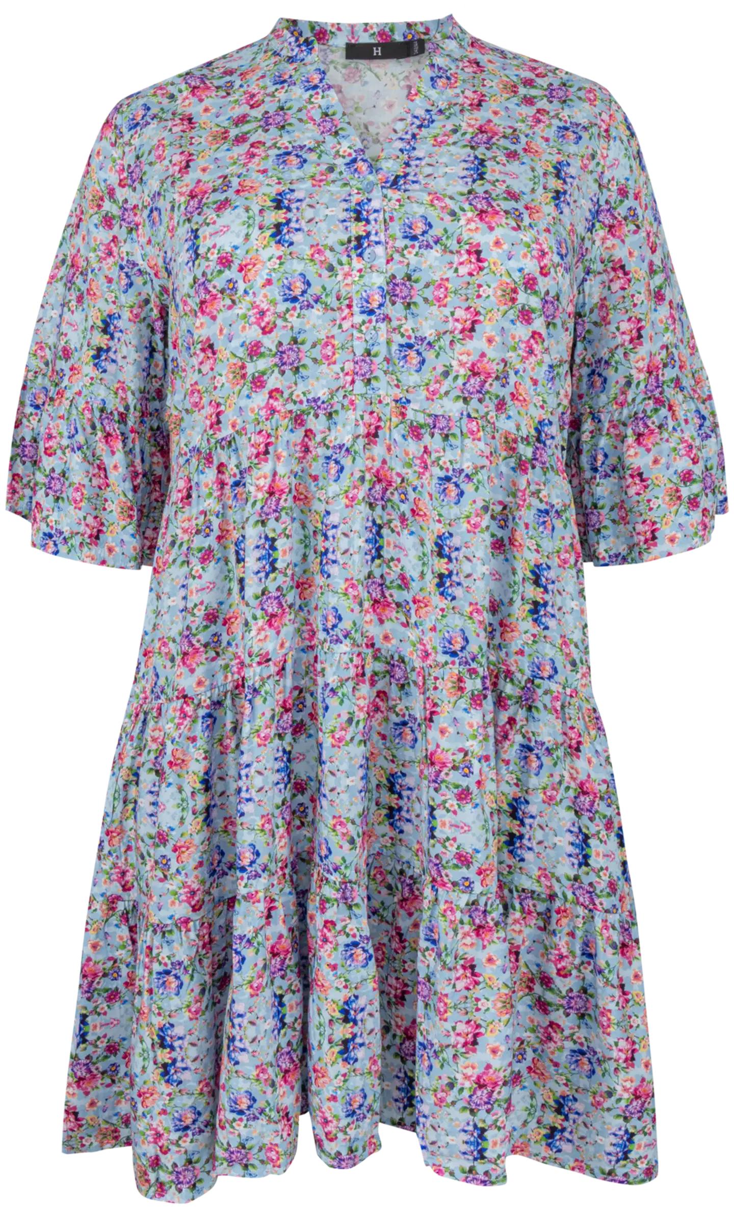 House naisten lyhyt mekko 218HP16533, D-mitoitus - AOP - 1