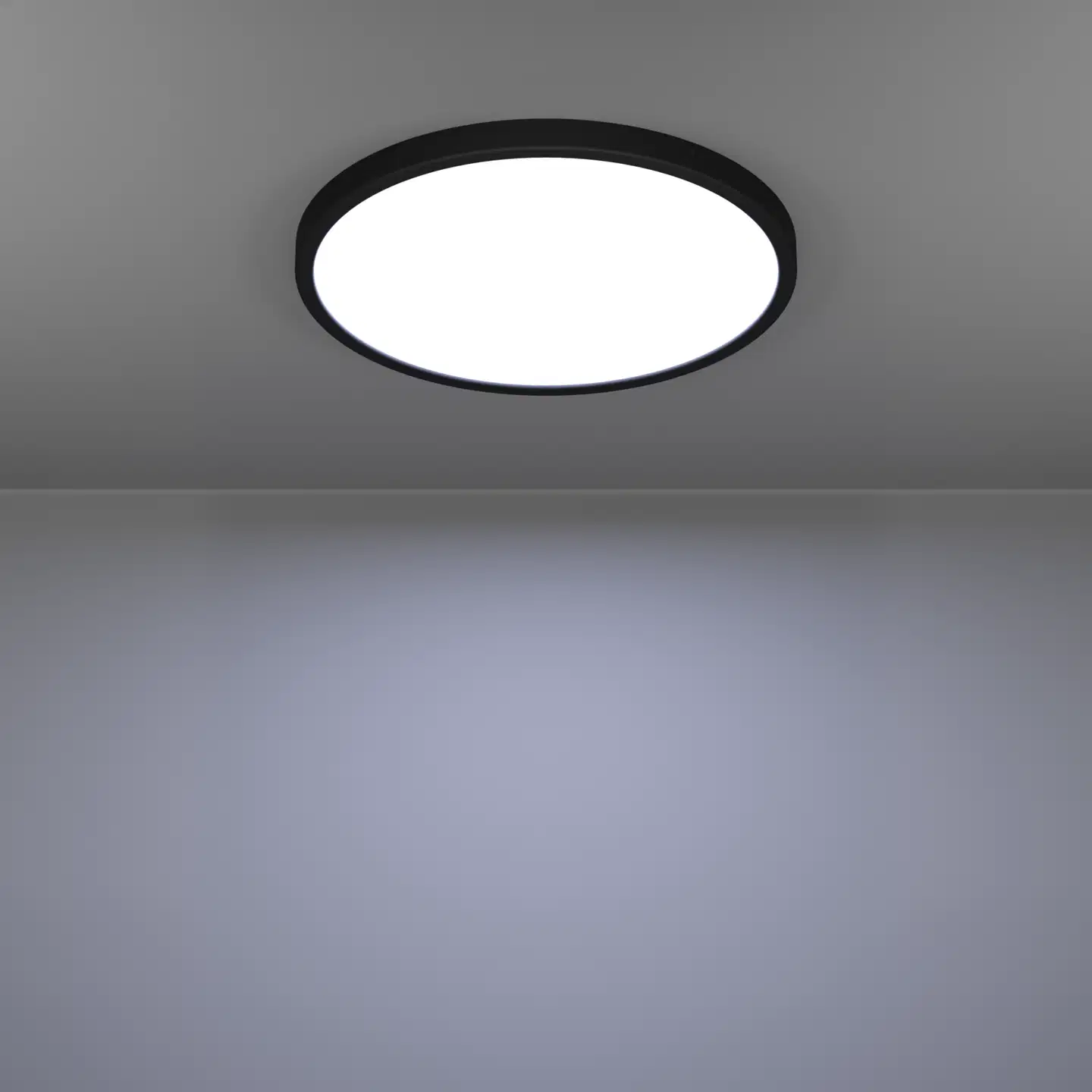 EGLO kattovalaisin Fueva 6 LED 17W CCT 39 cm musta - 6