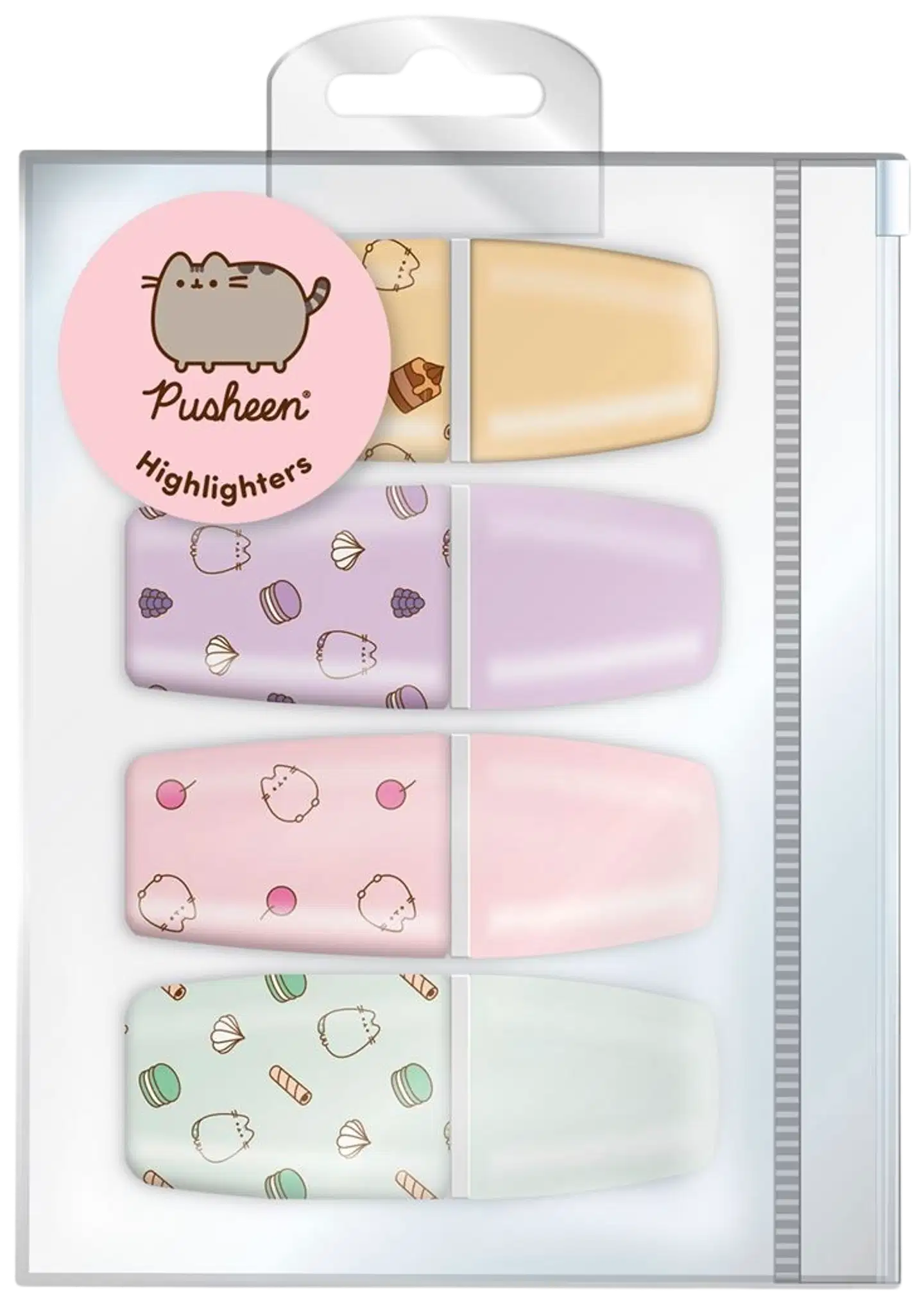 Pusheen korostuskynät 4kpl