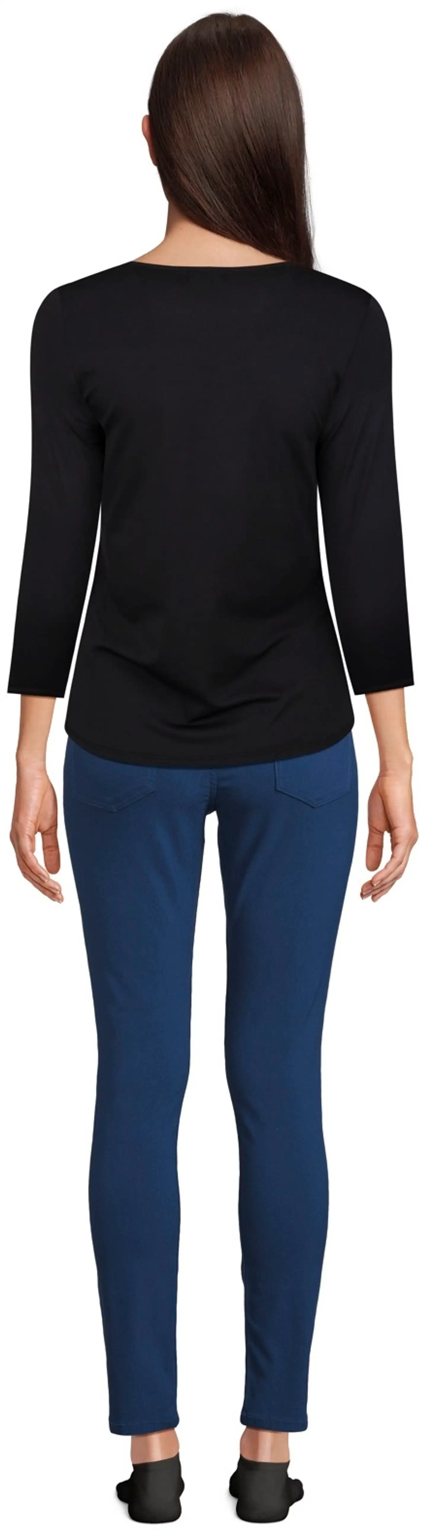House naisten trikoopaita 213H26N301 - BLACK - 2