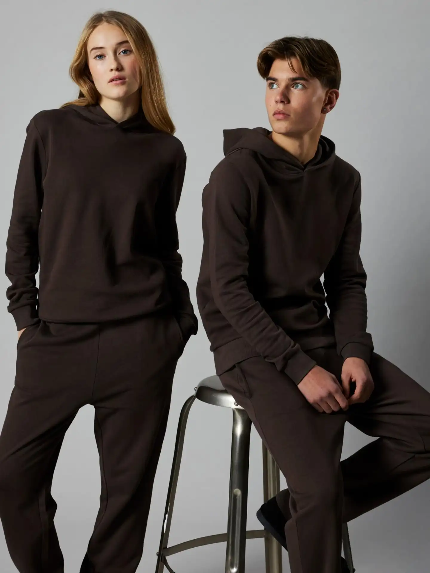 LMTD lasten collegehousut - Chocolate Brown - 5