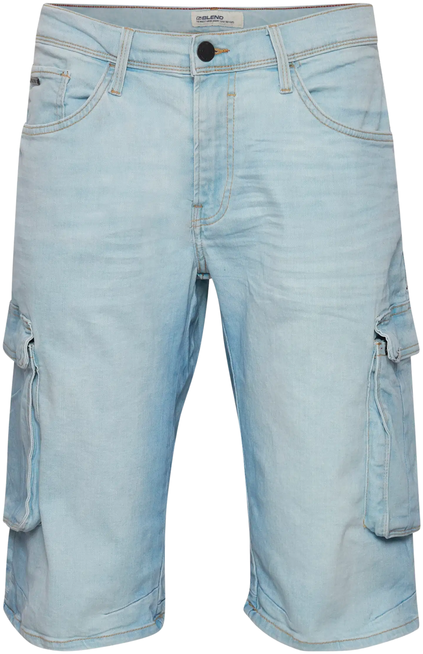 Blend miesten farkkucaprit cargotaskuilla BHTwister - LIGHT BLUE DENIM - 1