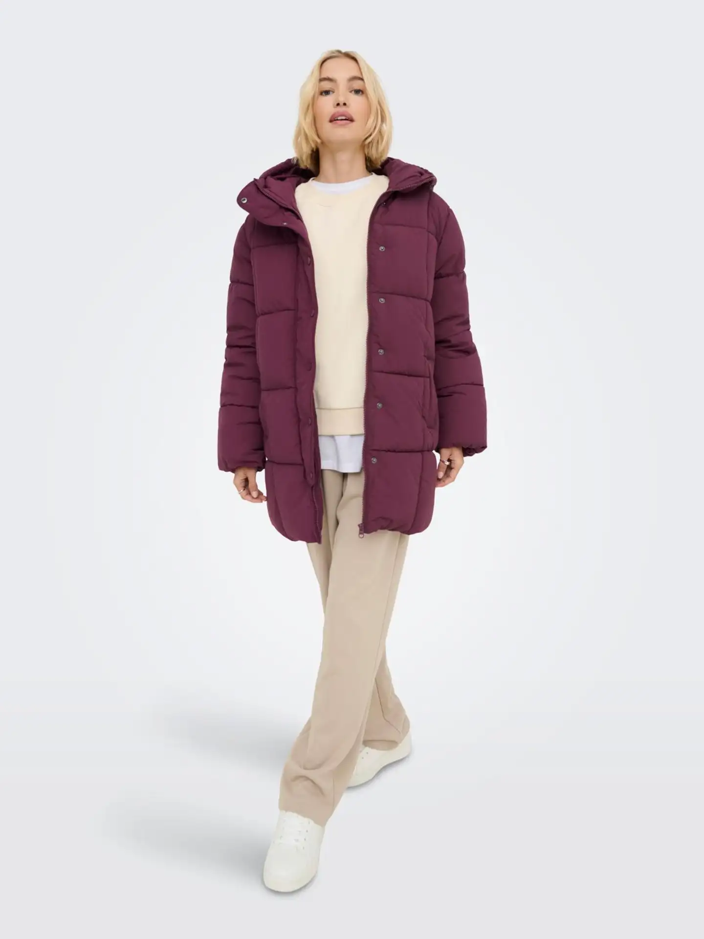 JDY naisten hupullinen puffer toppatakki Jdywonder - fig - 5