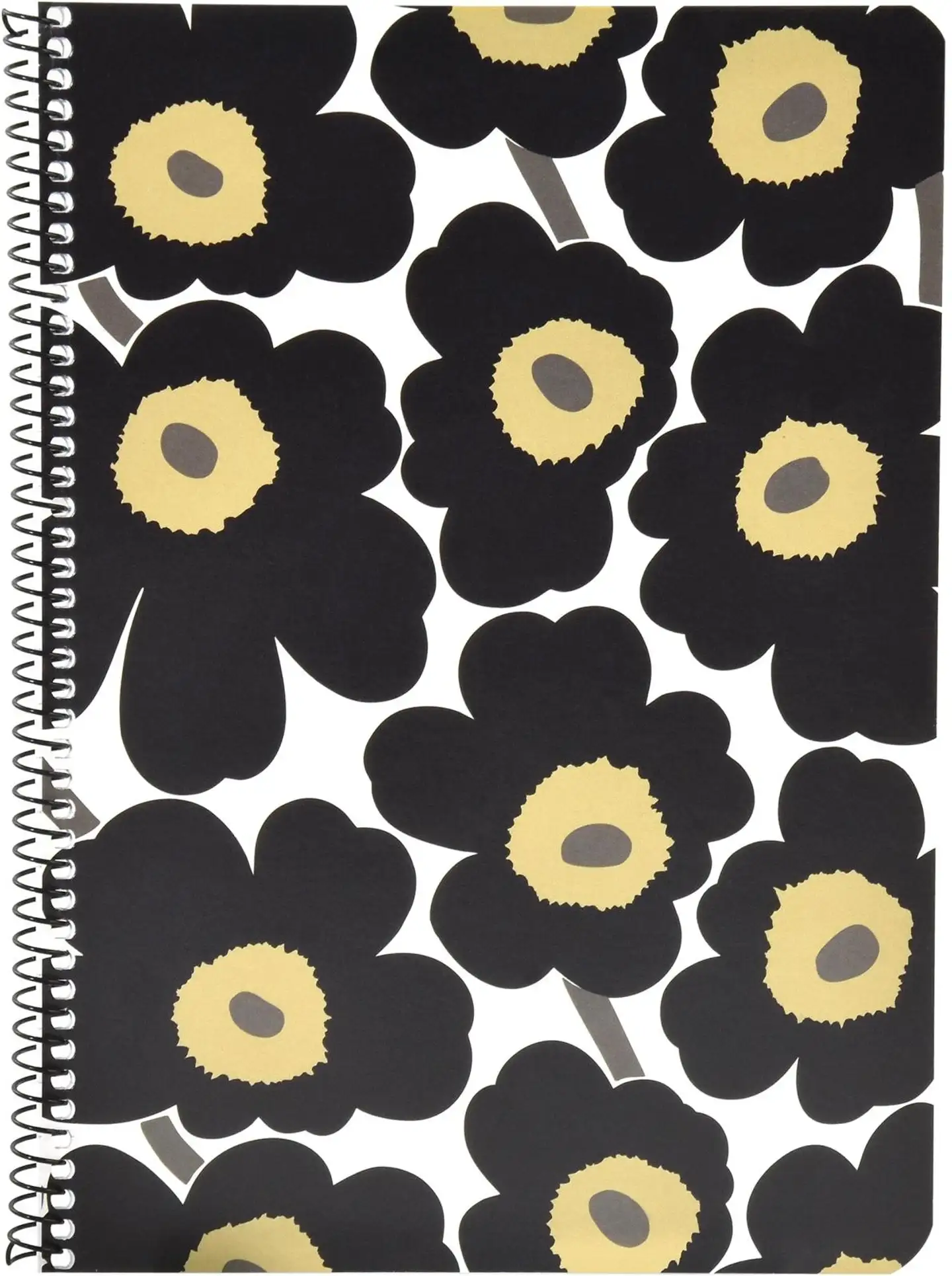 Marimekko kierrevihko A4 Unikko musta