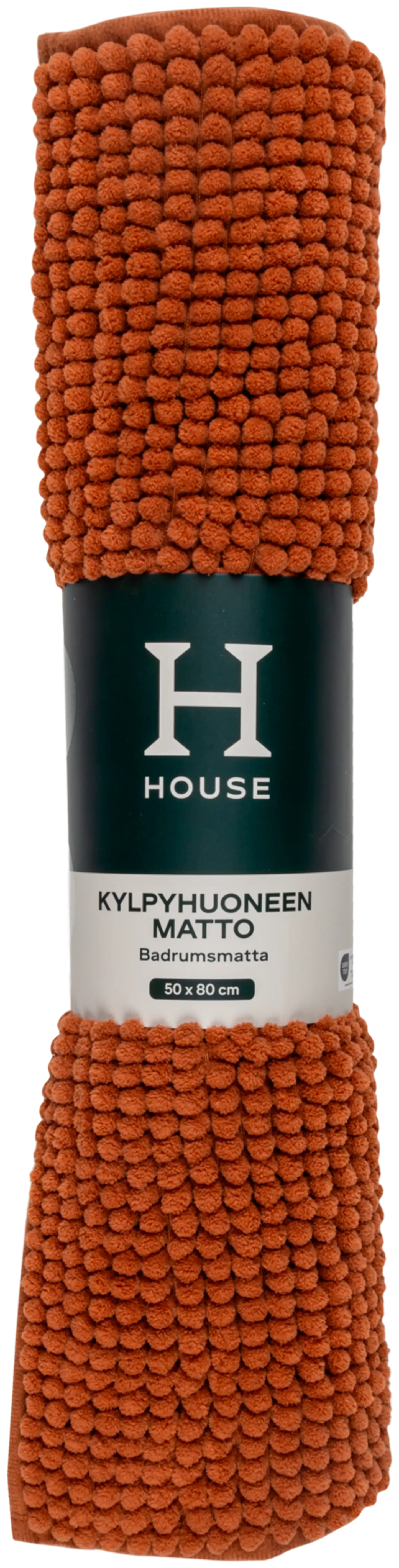 House kylpyhuoneenmatto Chenille 50x80 cm, ruskea - 2