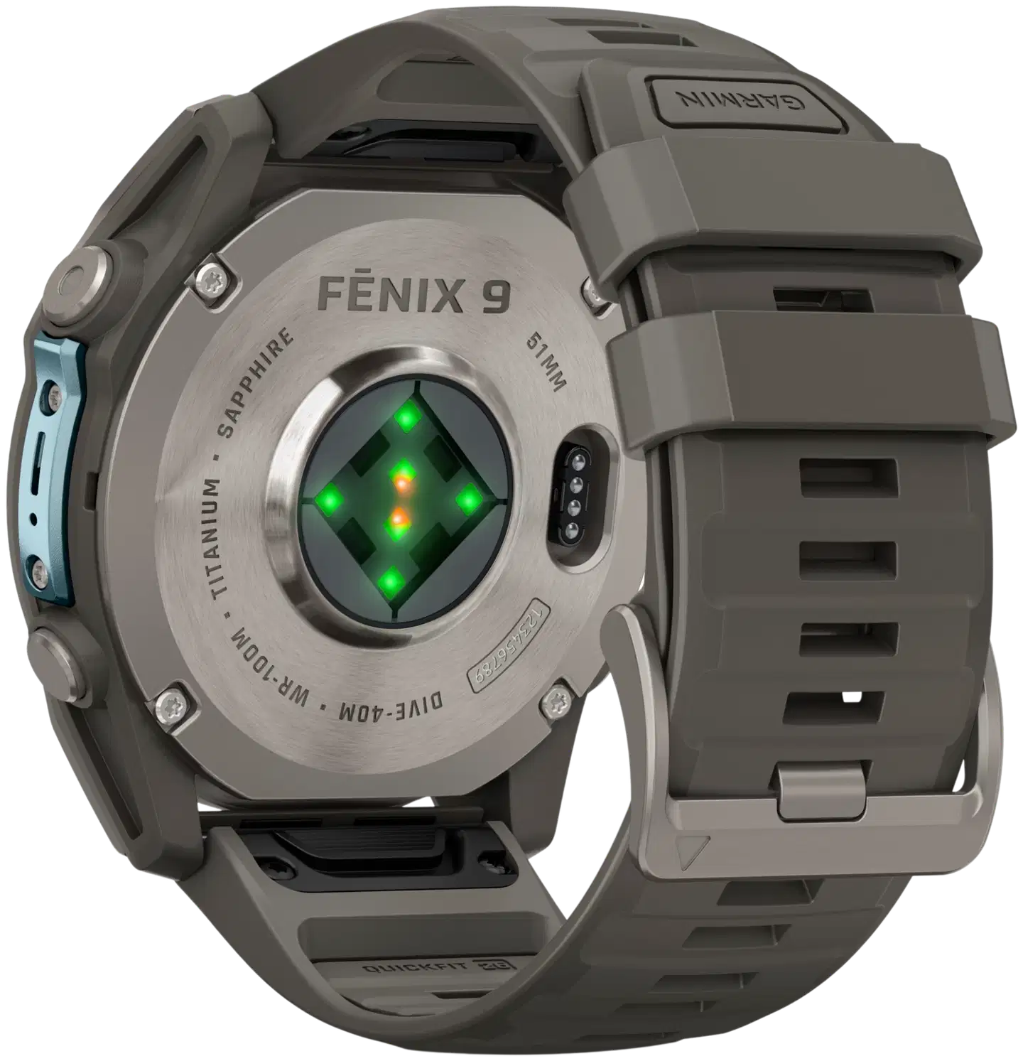 Garmin Fenix 9 51 mm titaani- ja kivenharmaa urheilukello - 8