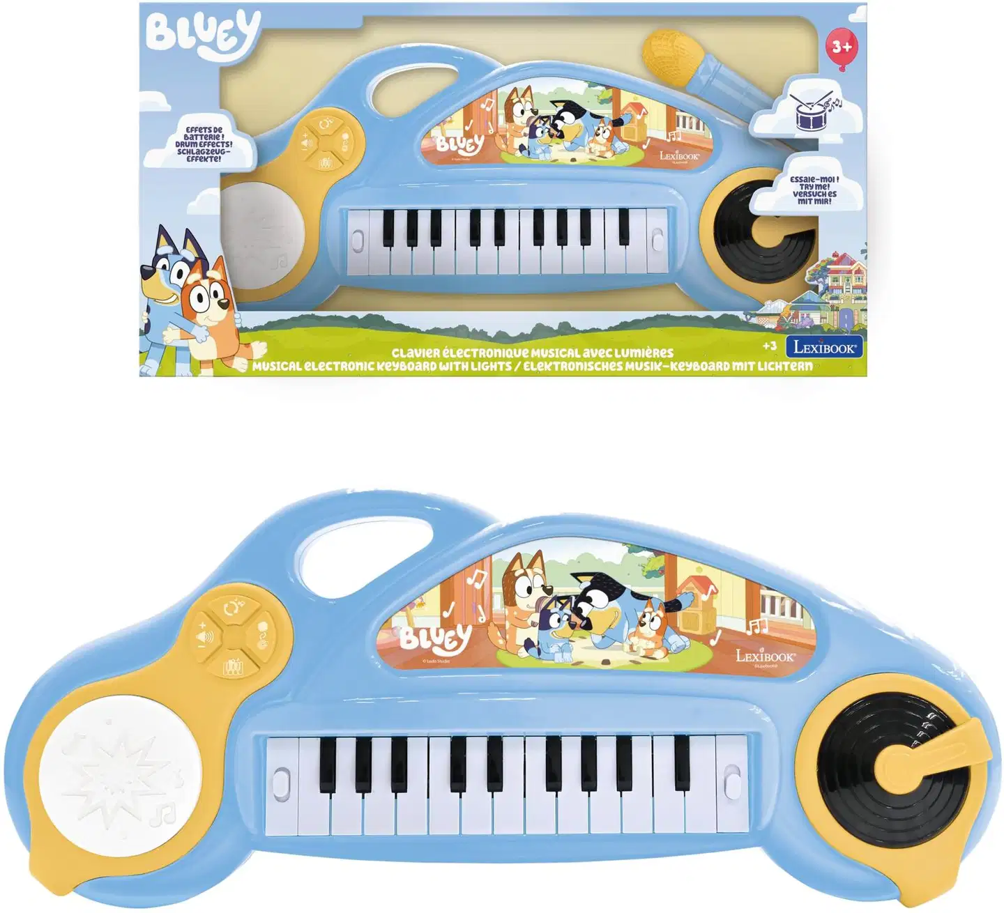 Bluey elektroninen kosketinsoitin valolla - 1