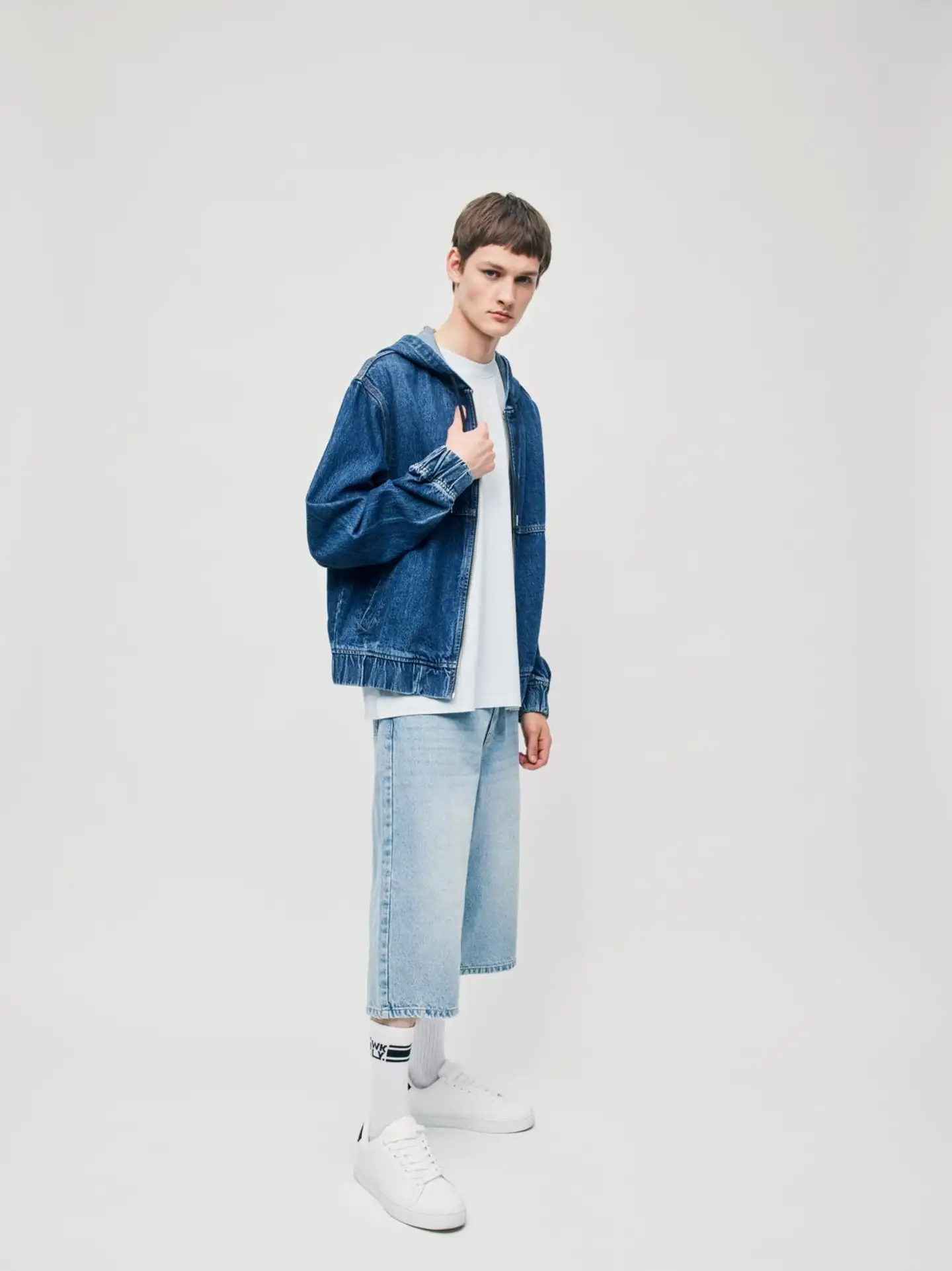 WKLY. miesten farkkupusakka 194W312520 - Indigo denim - 3