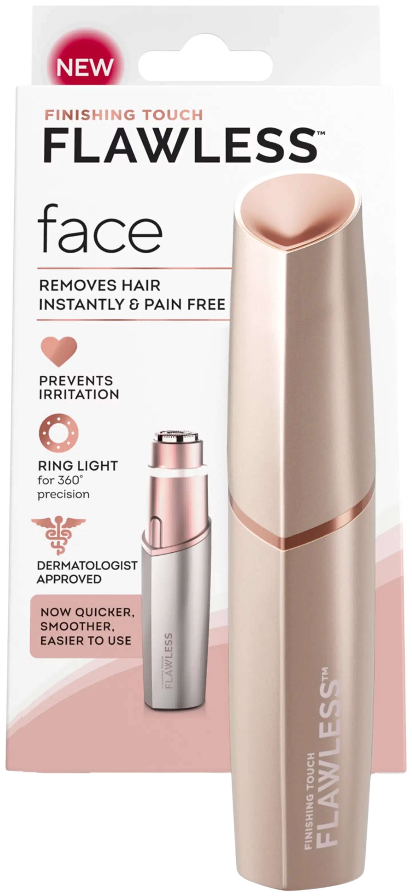 Flawless Face Blush 4.0 paristokäyttöinen karvanpoistolaite - 1