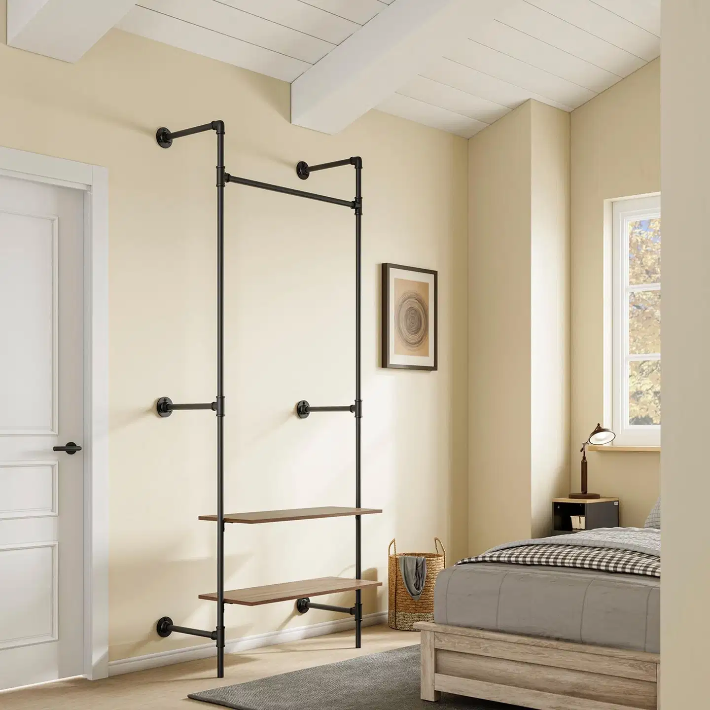 SoBuy seinänaulakko musta KLS20-SCH - 4