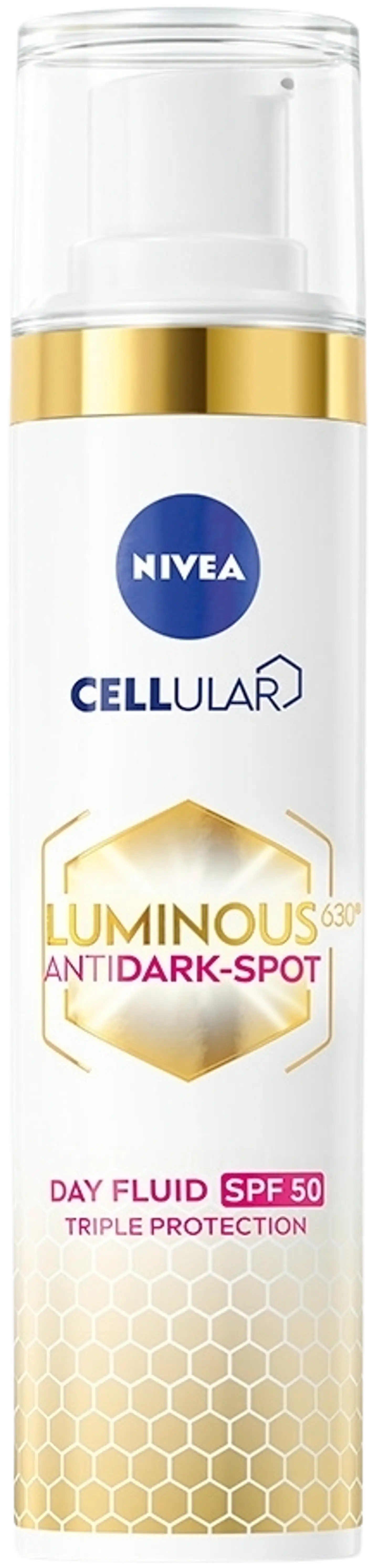 NIVEA 40ml Cellular Luminous630 Anti Dark-Spot Day Fluid sk 50 -päivävoide - 2