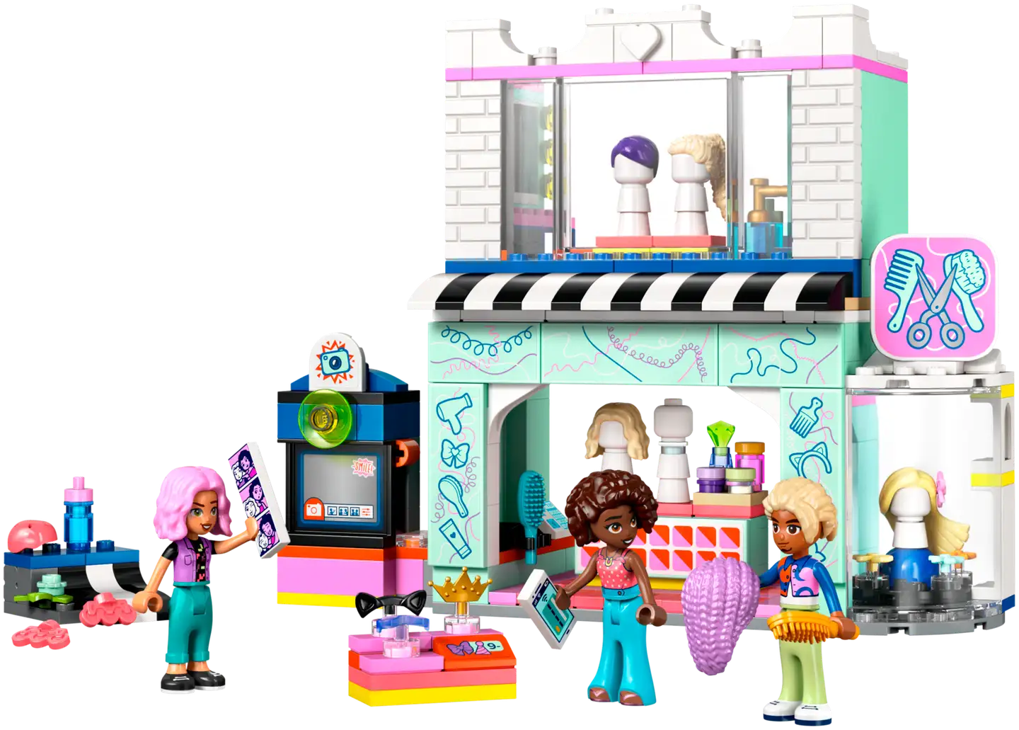 LEGO® Friends 42662 Kampaamo ja asusteliike - 4