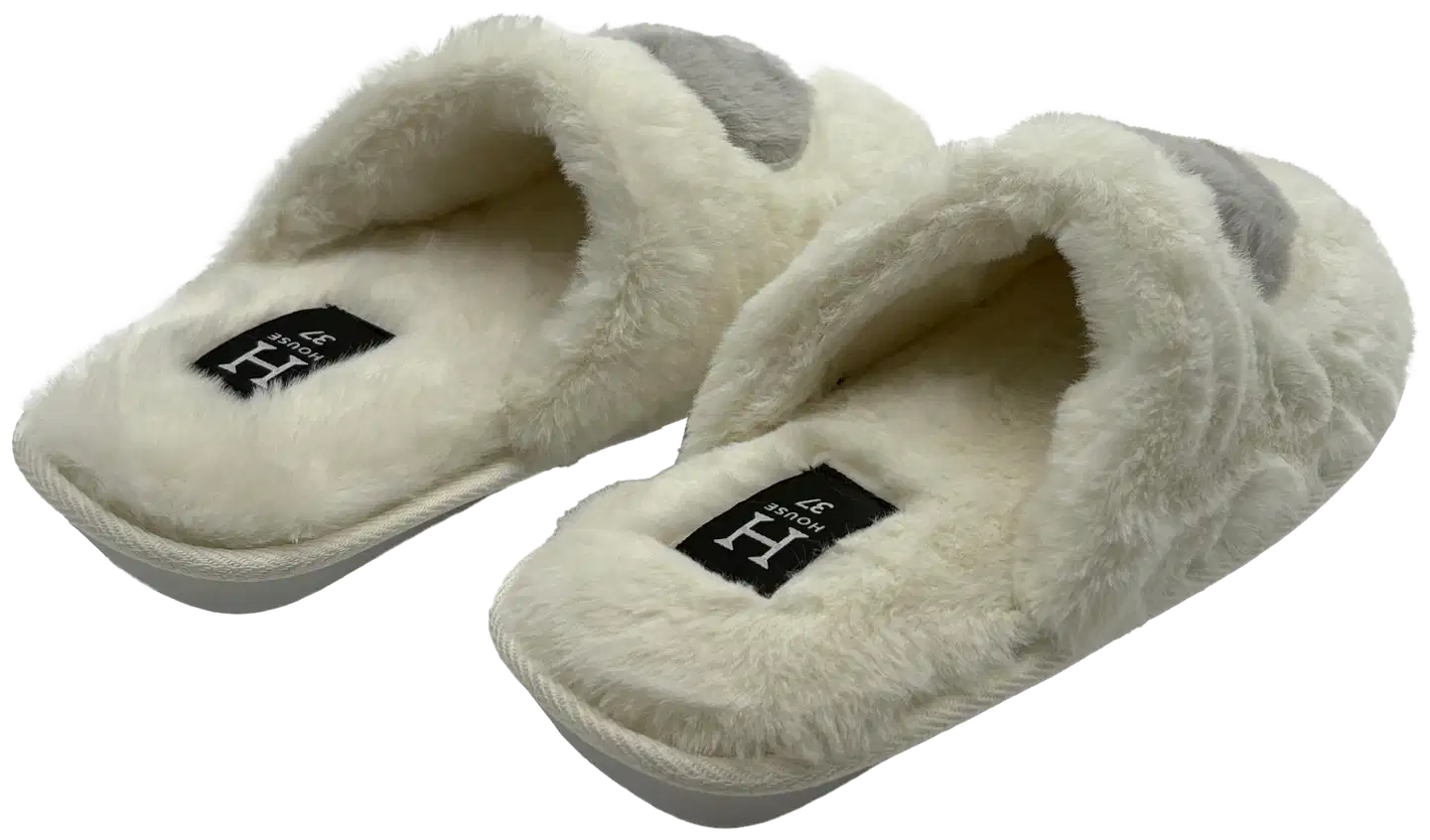House naisten tohvelit Heather - White - 2
