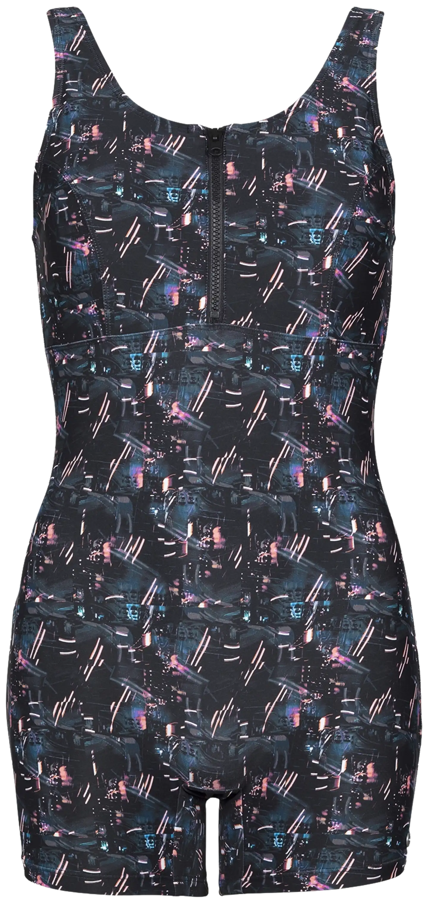 Finnwear naisten uimapuku Active-Zip T65793 - Stellar Black - 1