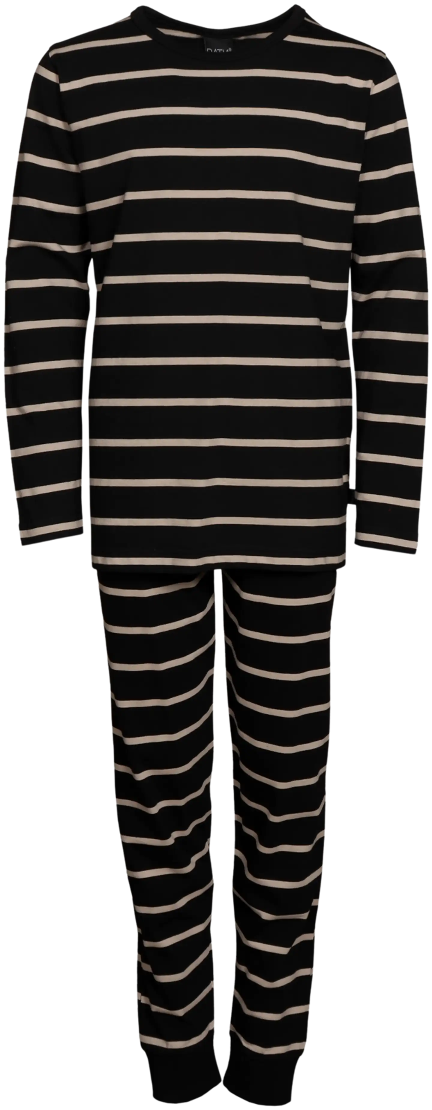 RATIA® lasten pyjama, K325120057 - hiekka/musta - 1