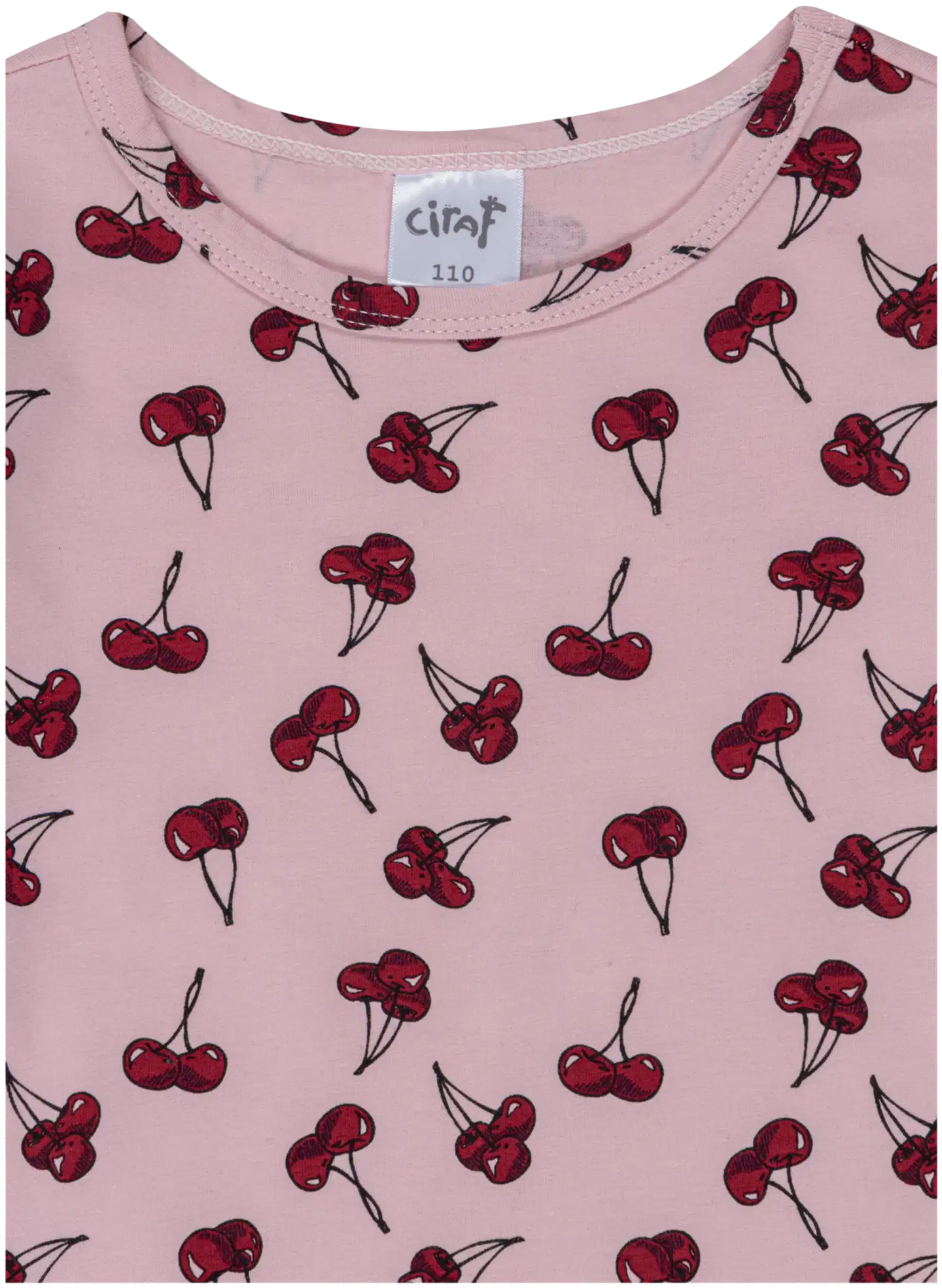 Ciraf lasten peplum-paita 25TC263317 - cherry aop - 2