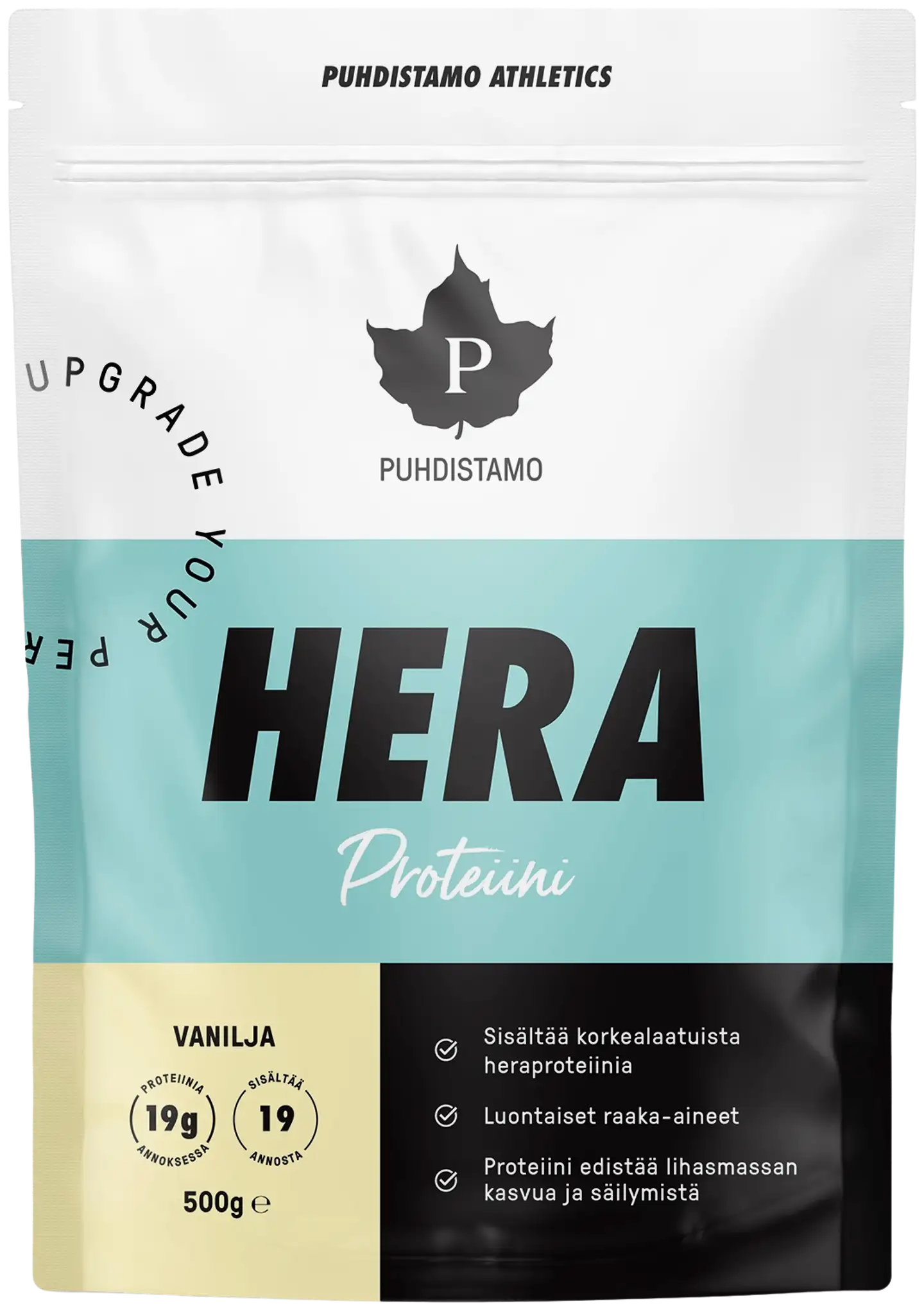 Puhdistamo Athletics Heraproteiini Vanilja 500 g