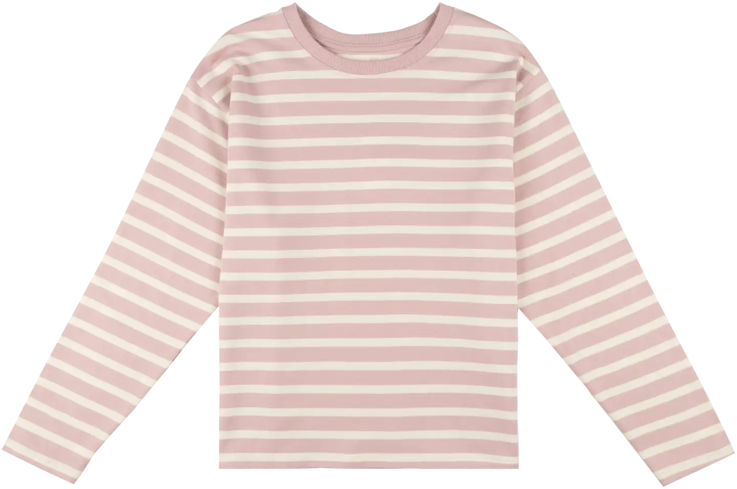 TEX naisten raidallinen terrypaita I993077 - pink light - 1