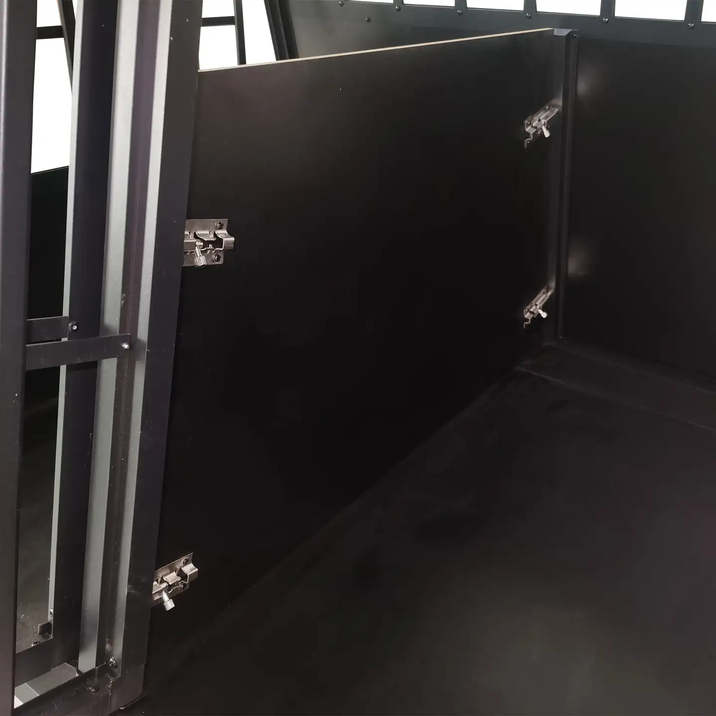 Trekker koiran kuljetushäkki XXL 104x90,5x69,5 cm musta - 5