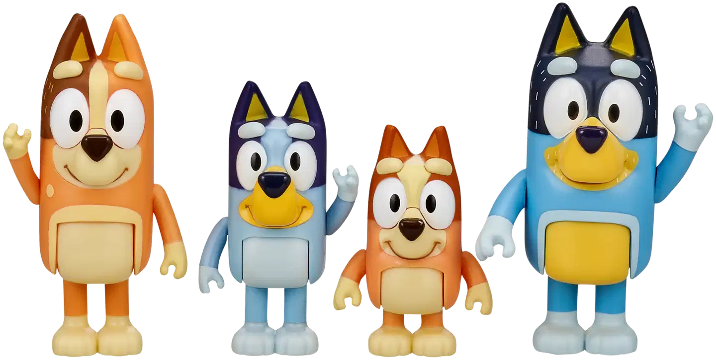 Bluey-perheen hahmot 4 kpl - 2