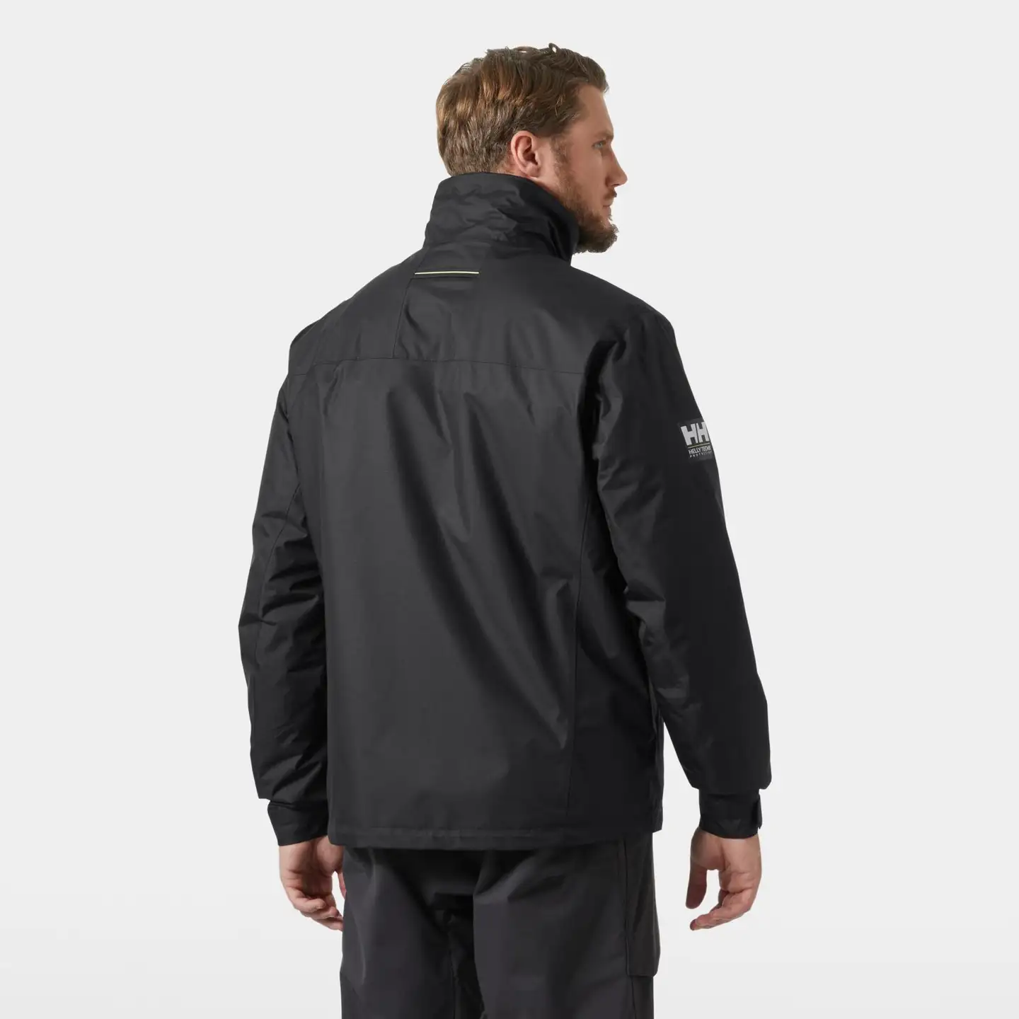 Helly Hansen miesten ulkoilutakki Crew Hooded Pile 34526 - BLACK - 4