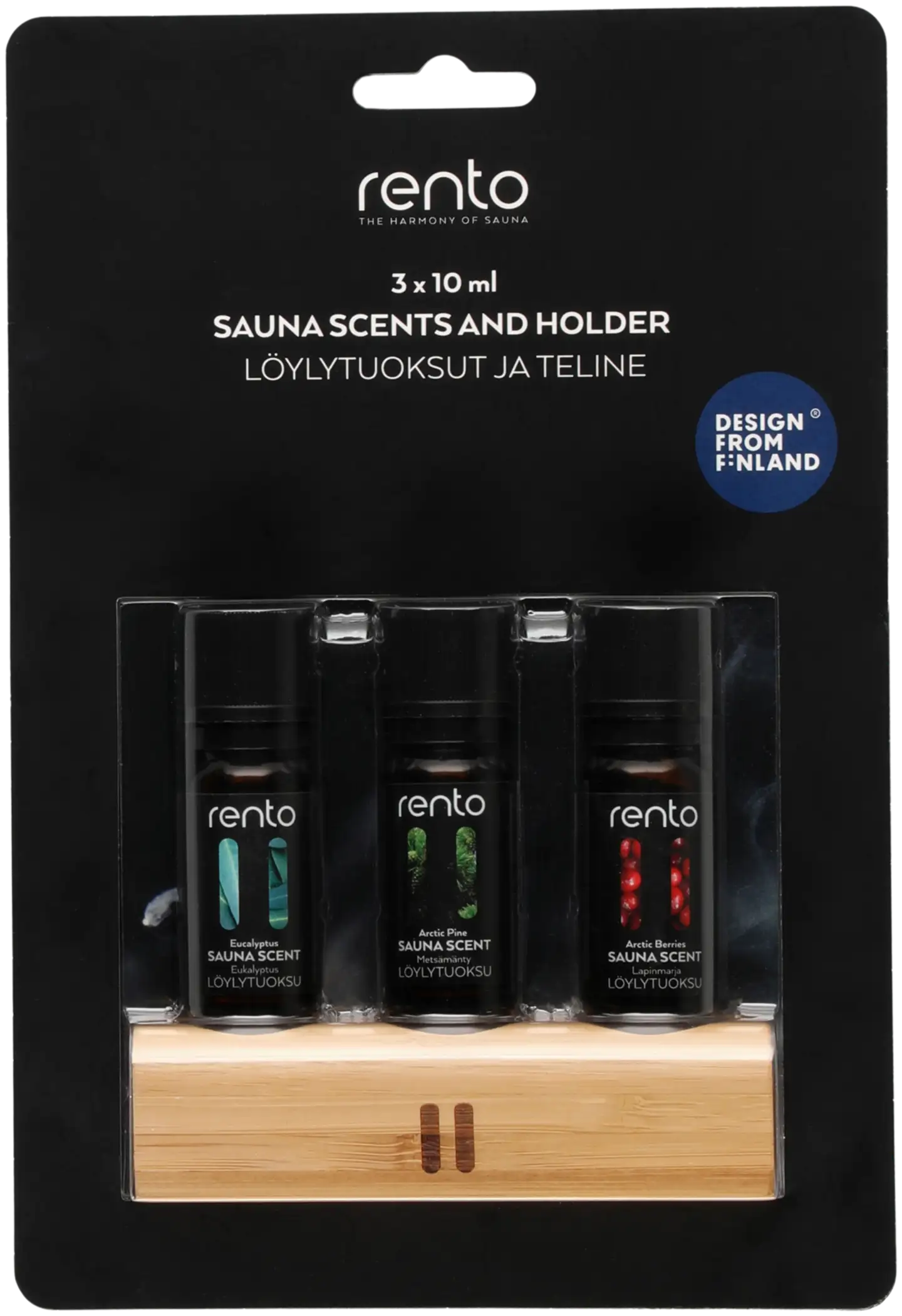 Rento Löylytuoksu 3 x 10 ml bambutelineessä - 2